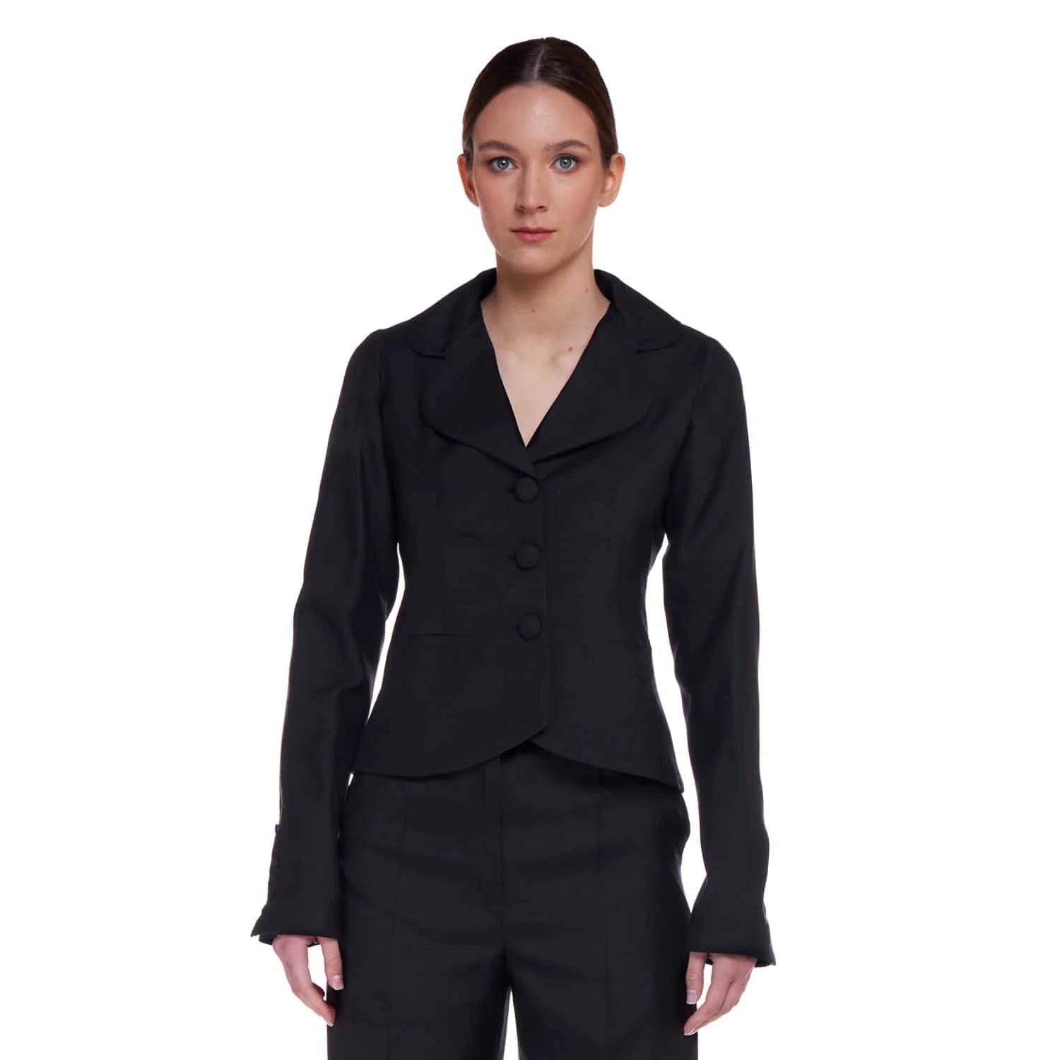 Black Silk Jacket - Jacket