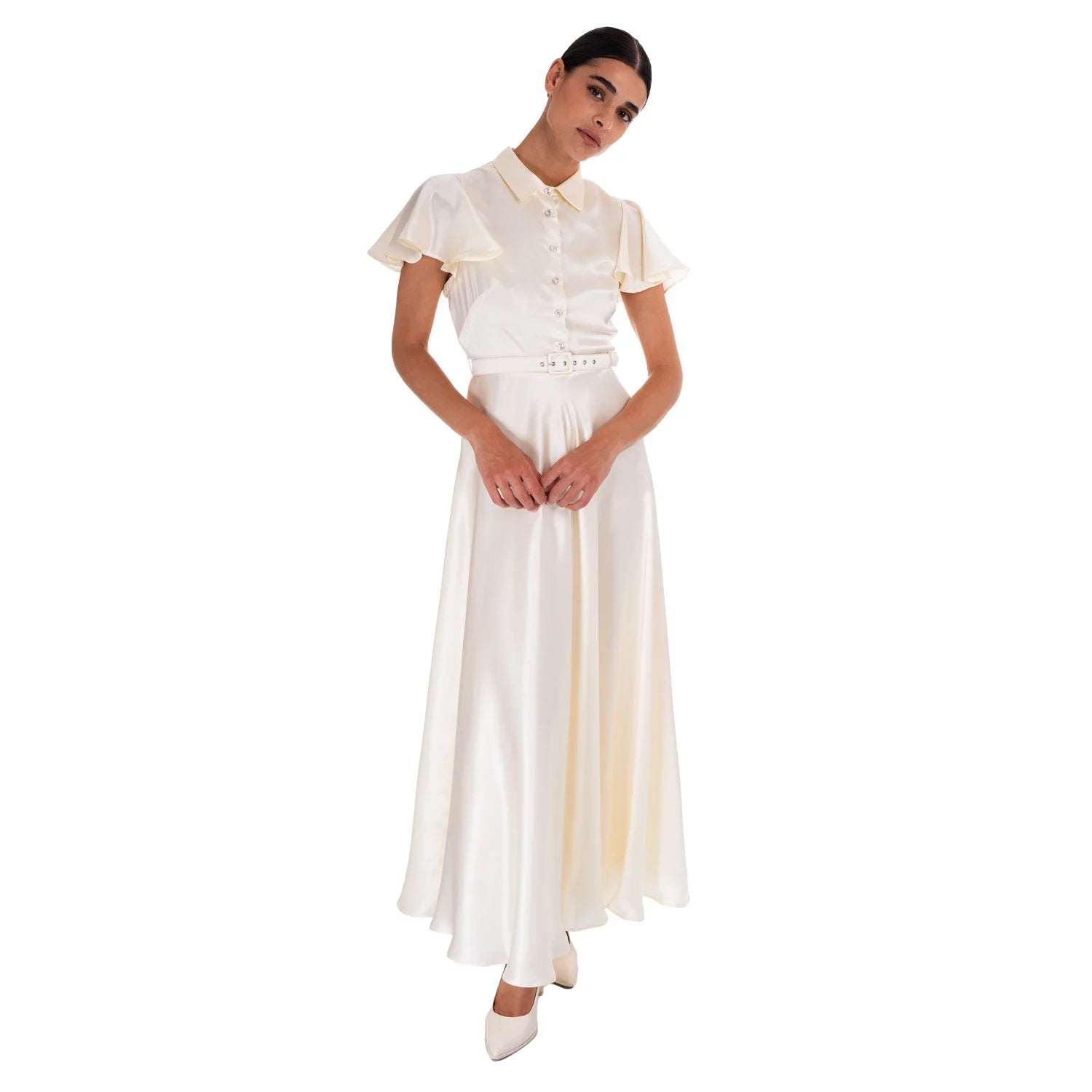 Blissful Silk Gown B2B - Dress