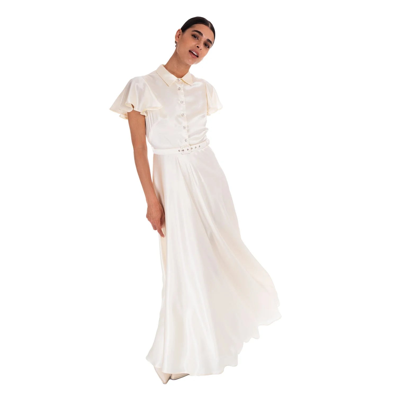 Blissful Silk Gown B2B - Dress