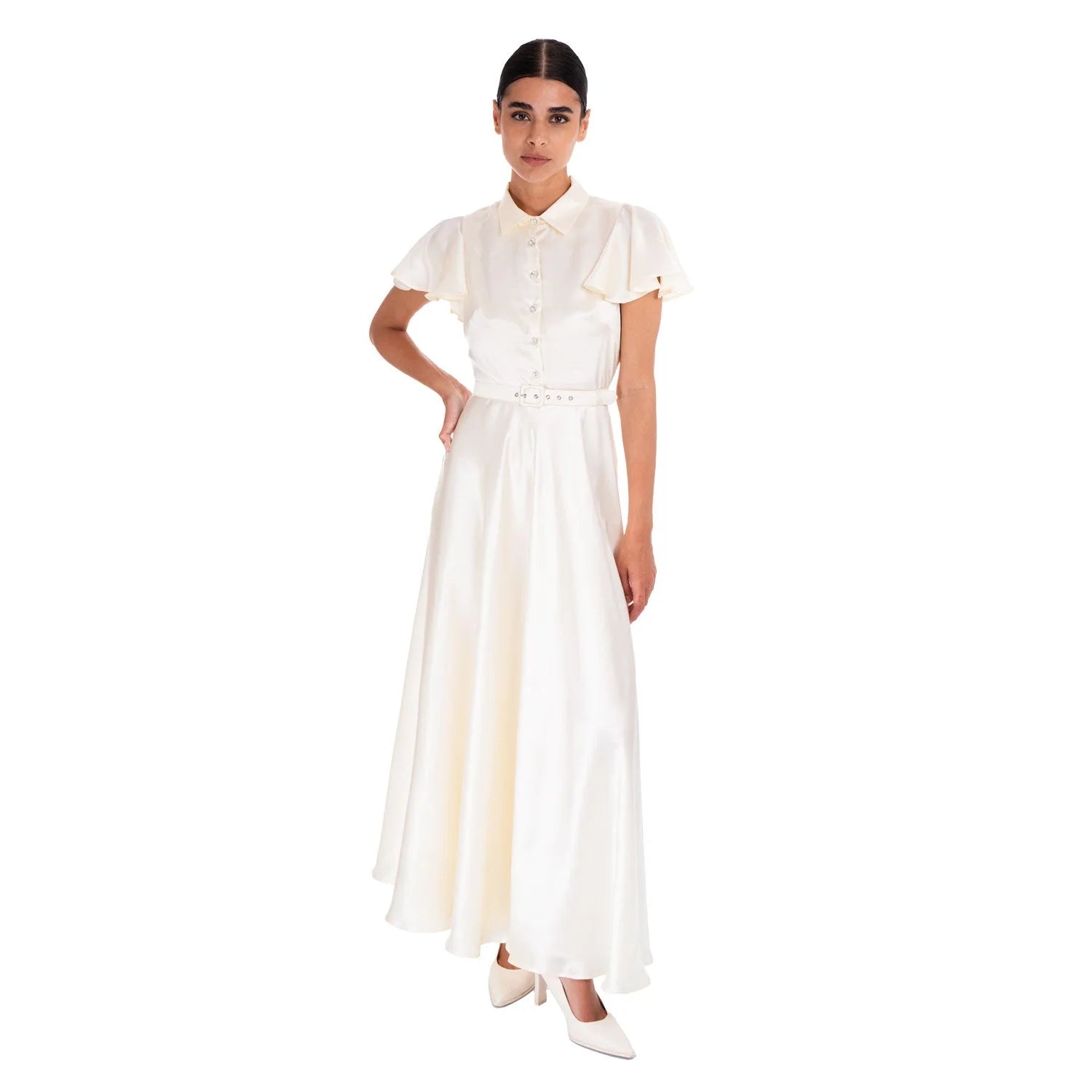 Blissful Silk Gown B2B - Dress