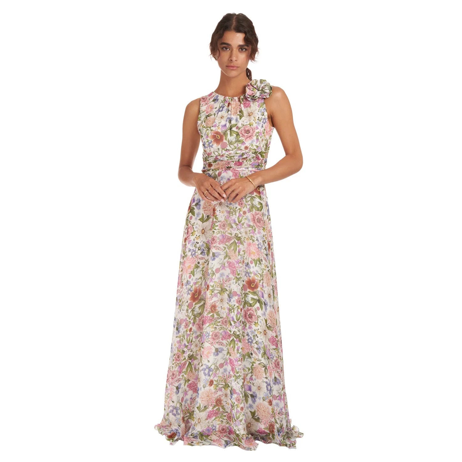 Blooming Elegance Gown - Dress