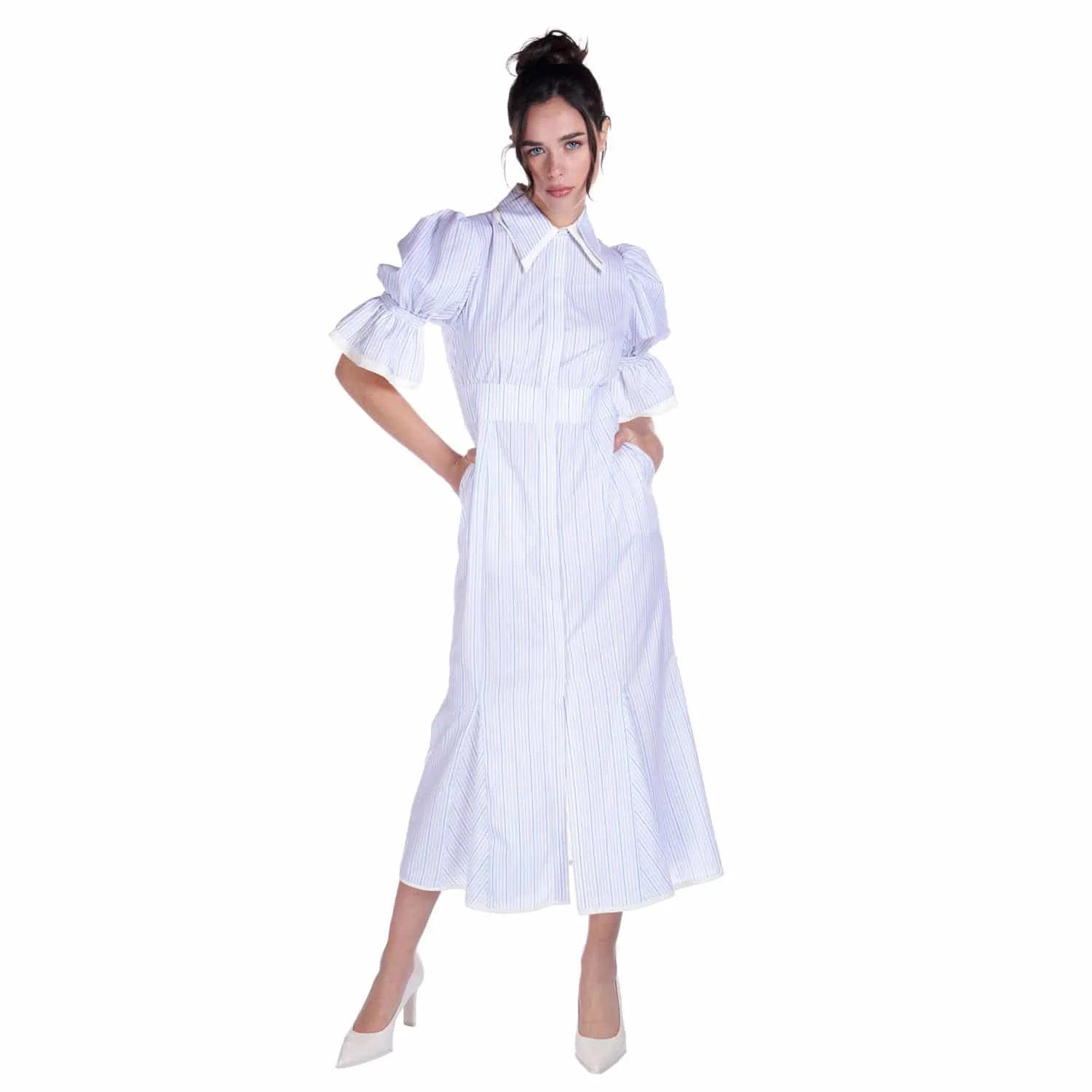 Cotton midi chemise - Dress