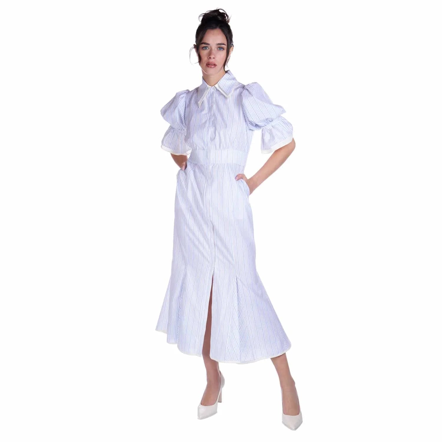 Cotton midi chemise - Dress