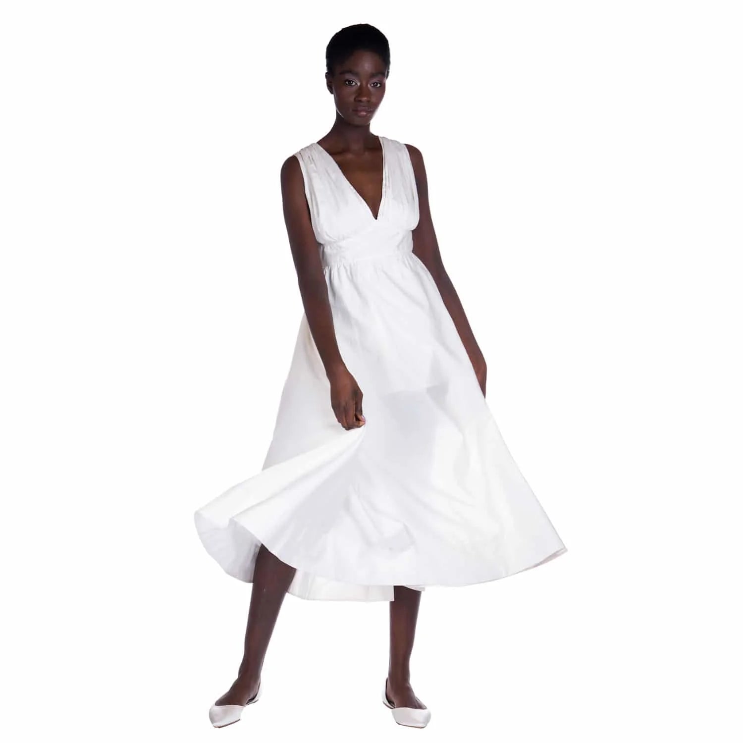 Cotton midi dress - Dress