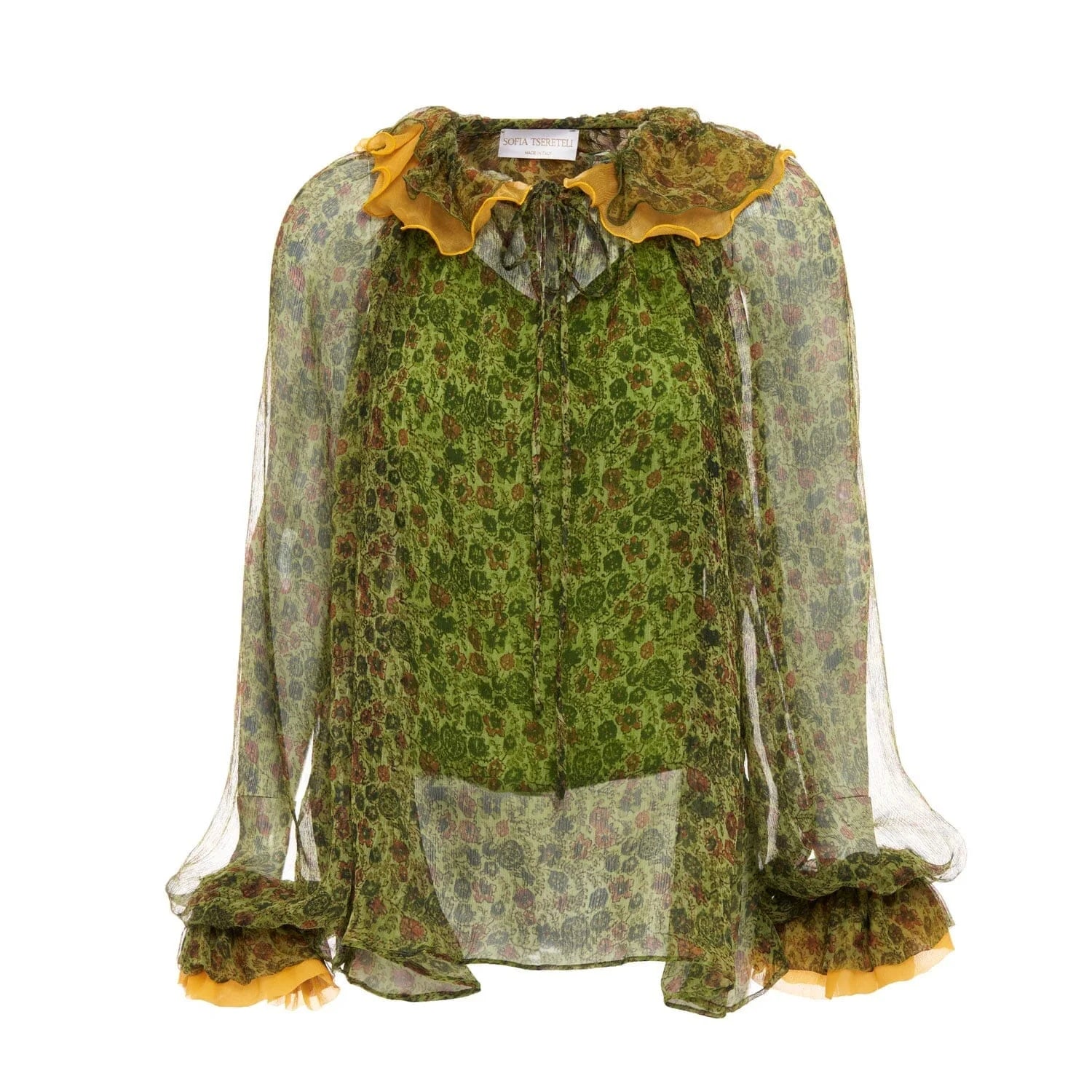 Crepon blouse - Blouse