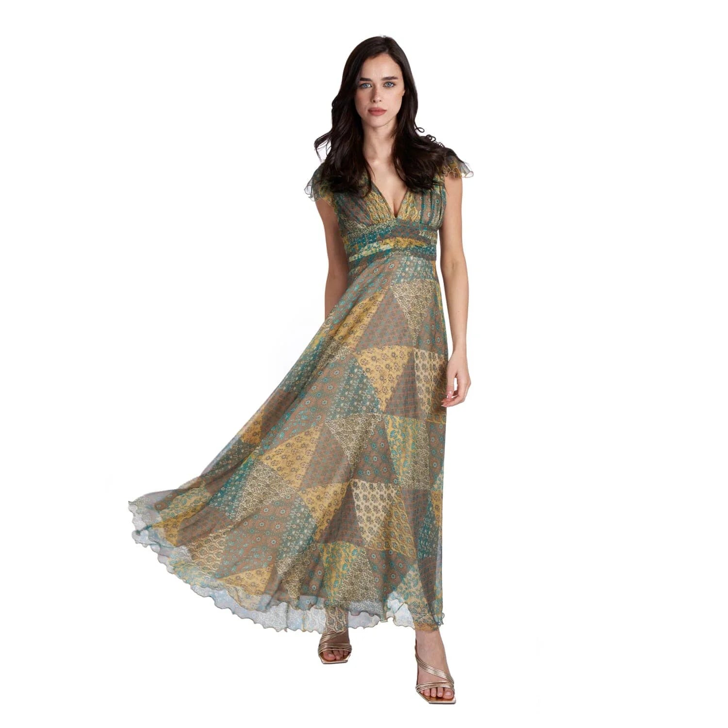 Crepon Silk Dress - Dress