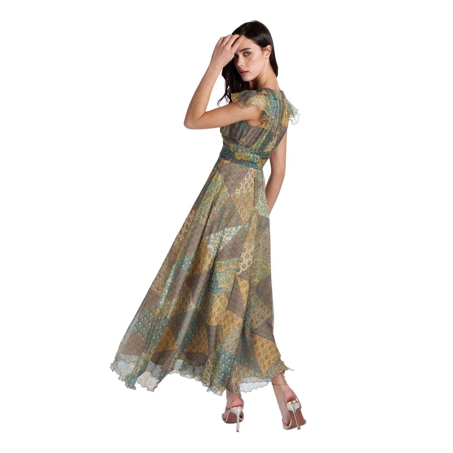 Crepon Silk Dress - Dress