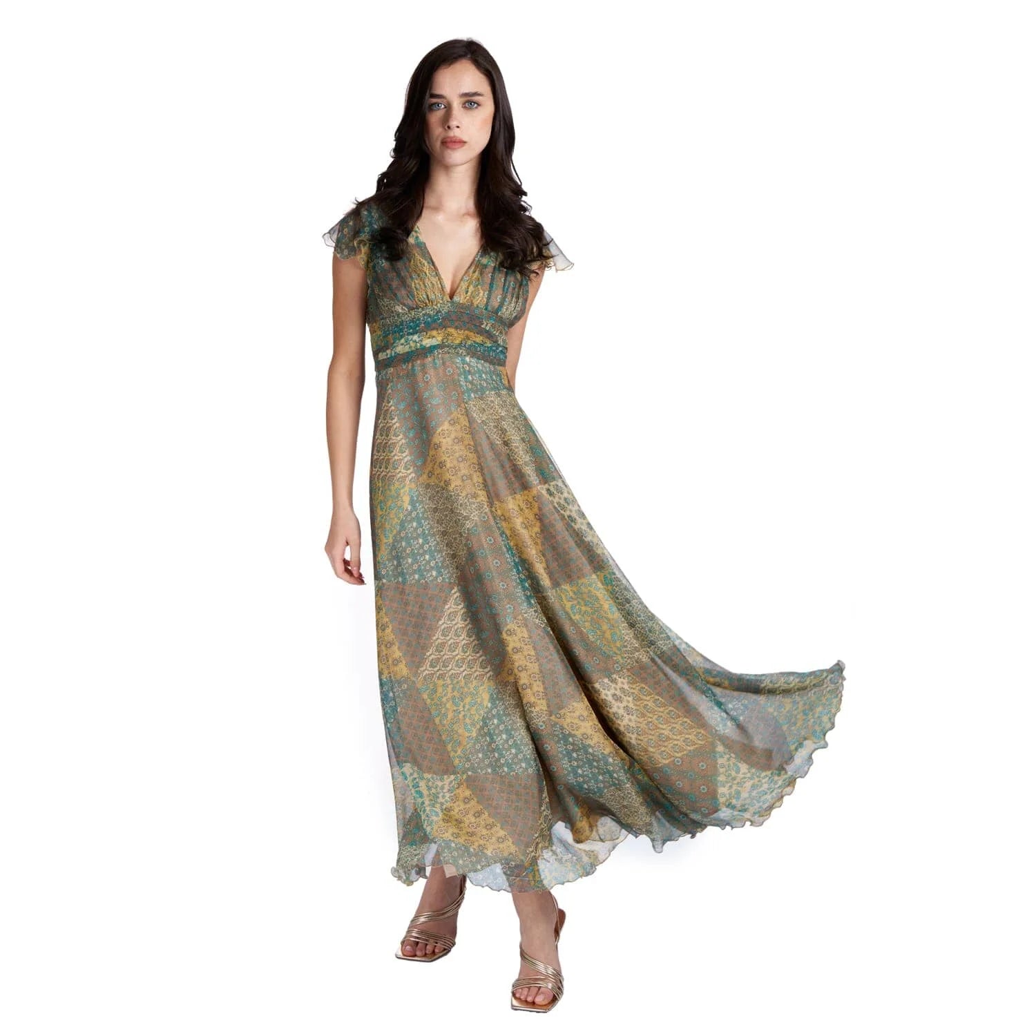 Crepon Silk Dress - Dress