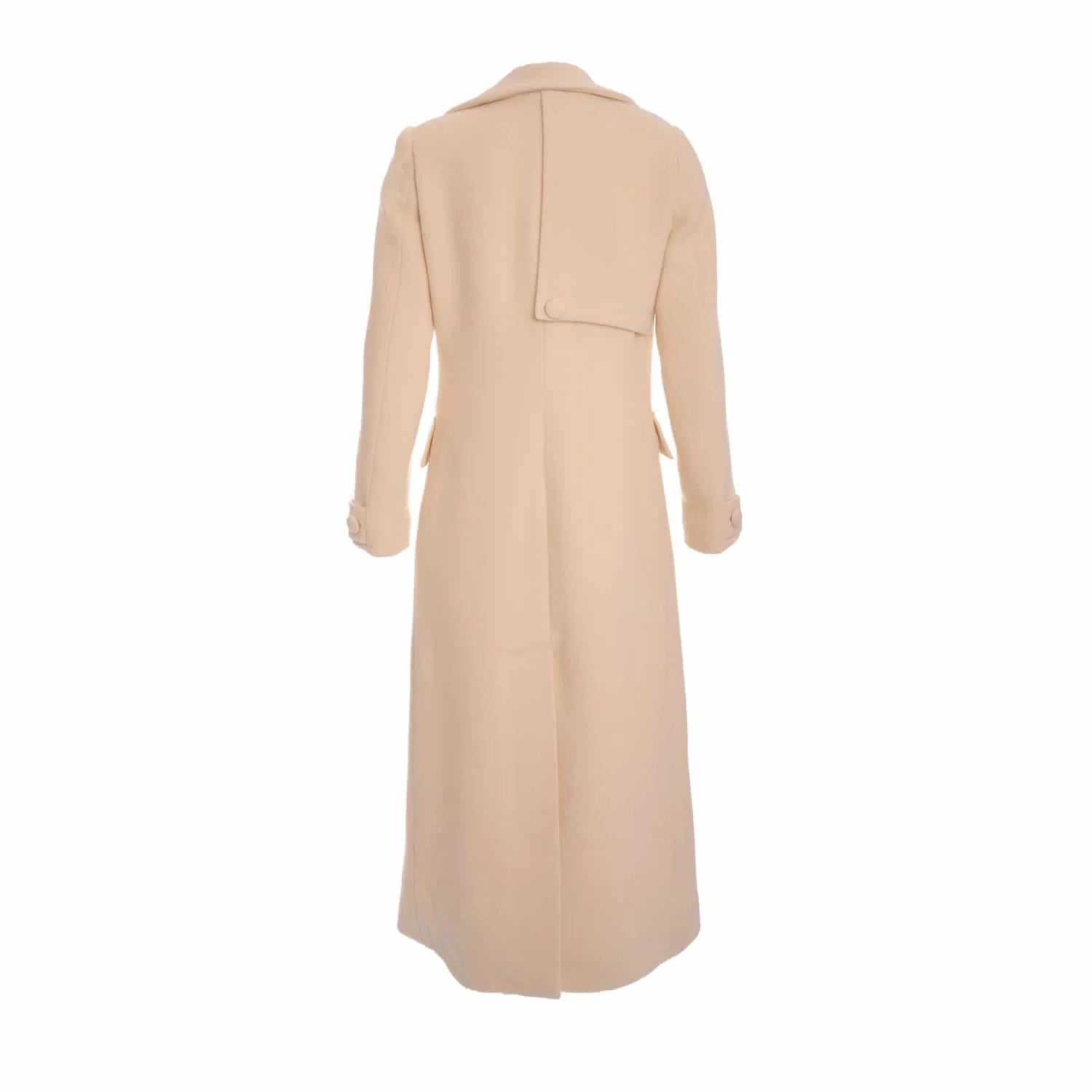 Double breasted coat in virgin wool and cashmere - Coat