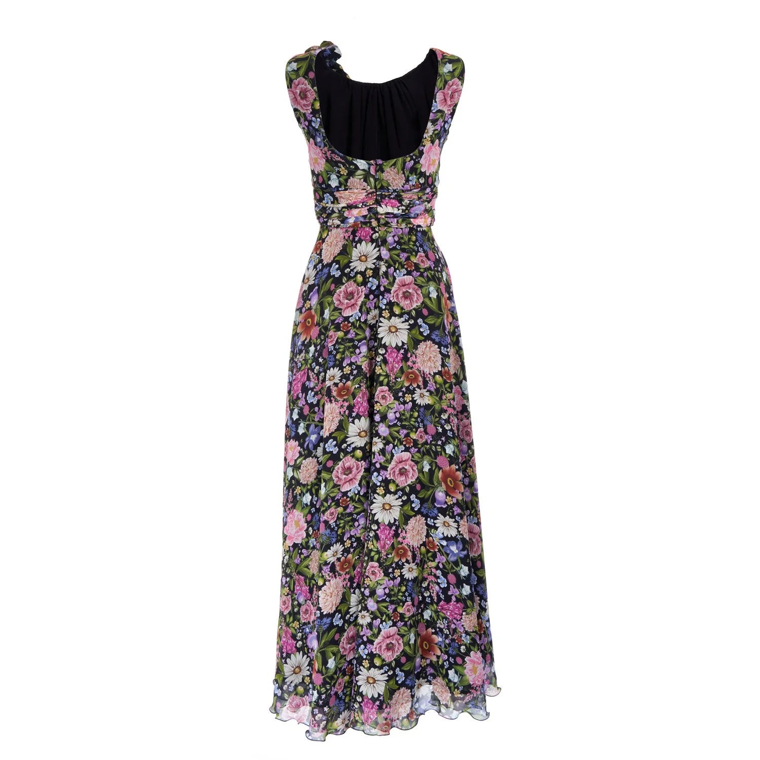 Evening Gown In Silk Georgette B2B - Dress