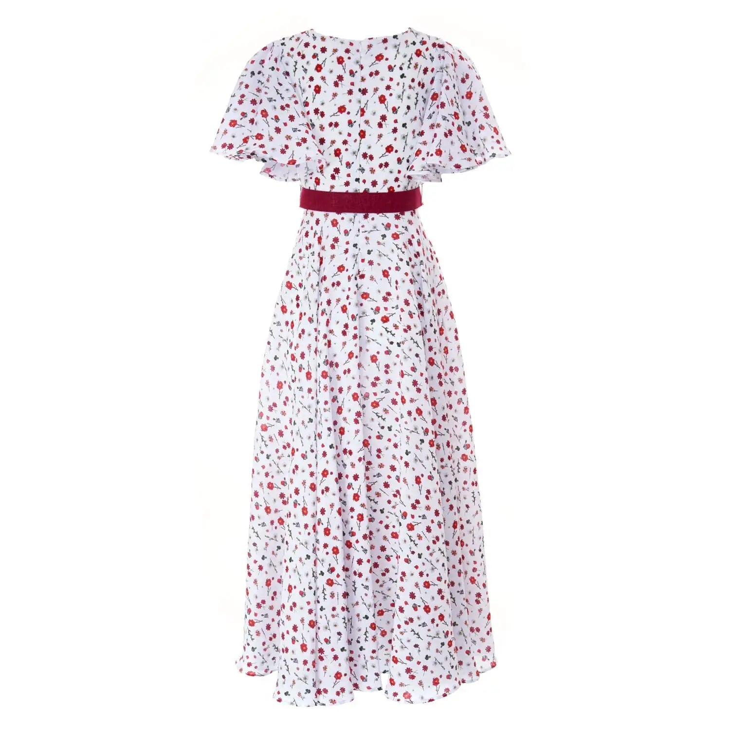 Floral print linen dress - Dress