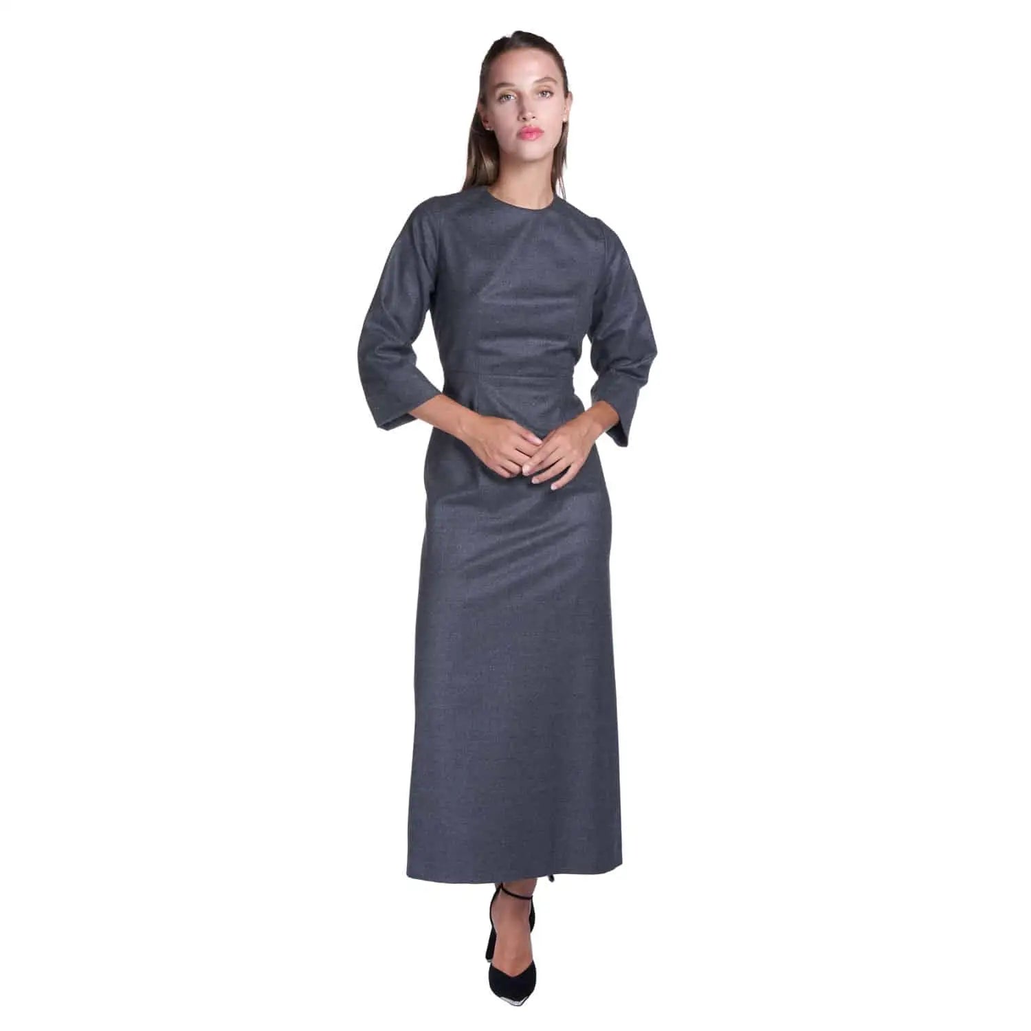 Formal dress in wool - Dress