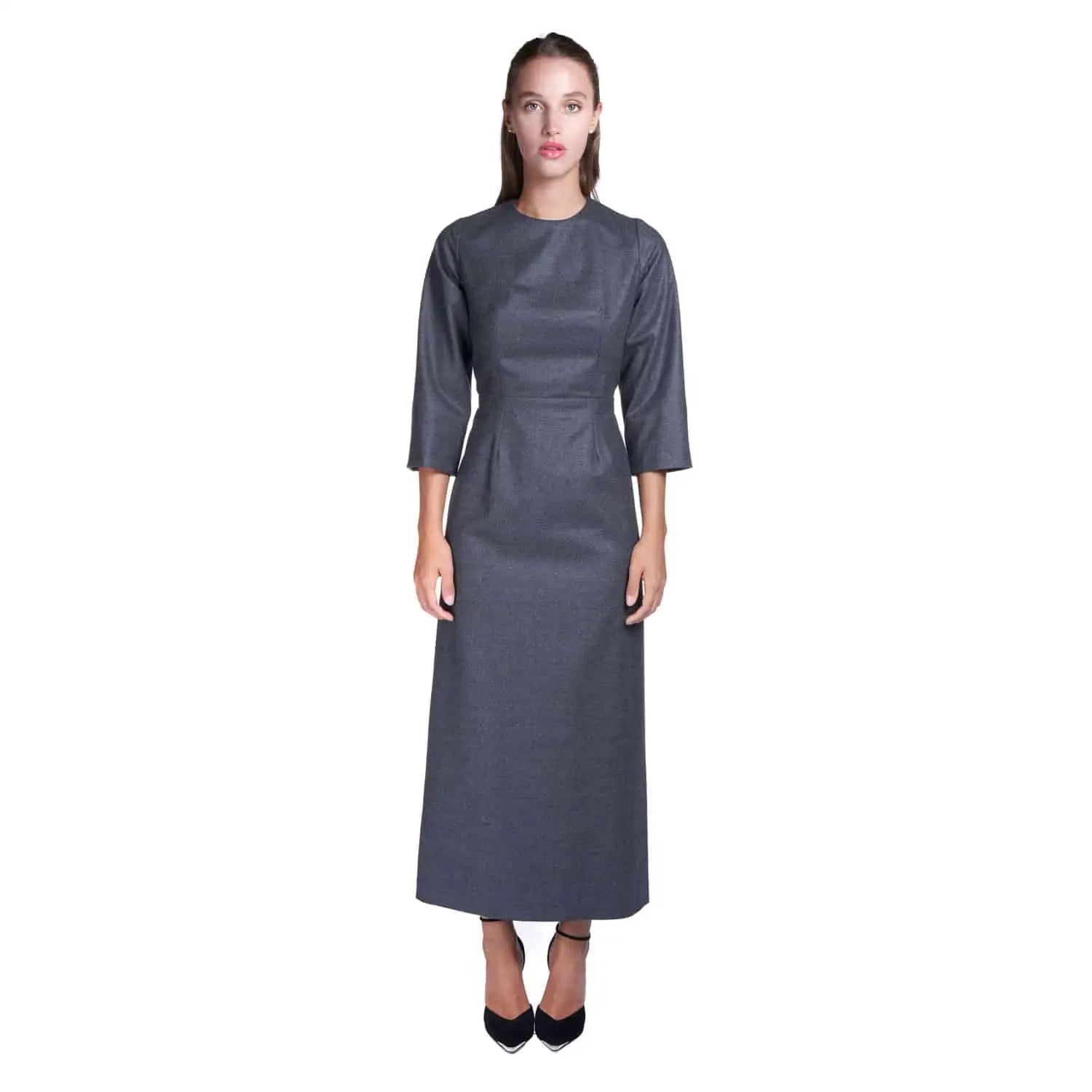 Formal dress in wool - Dress