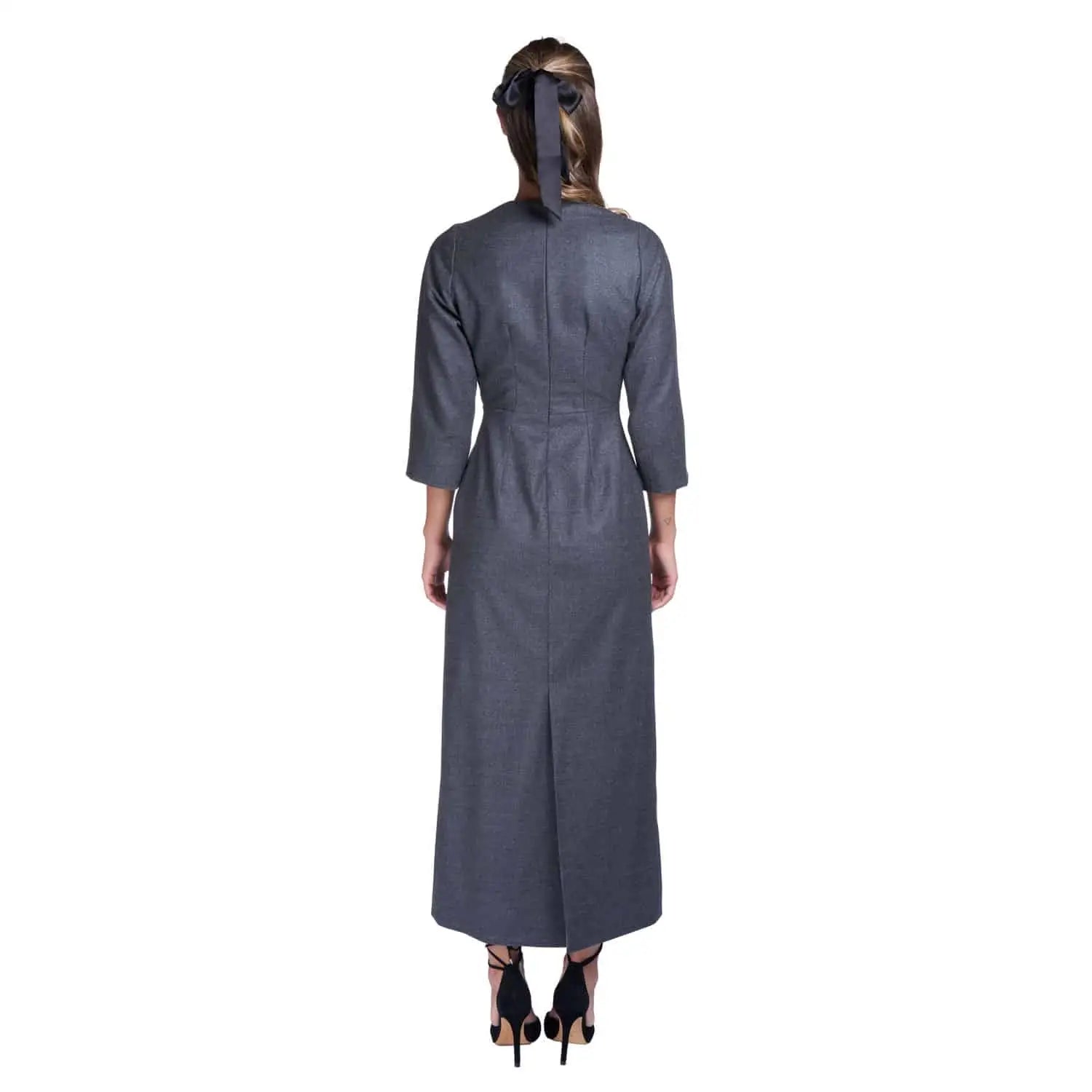 Formal dress in wool - Dress