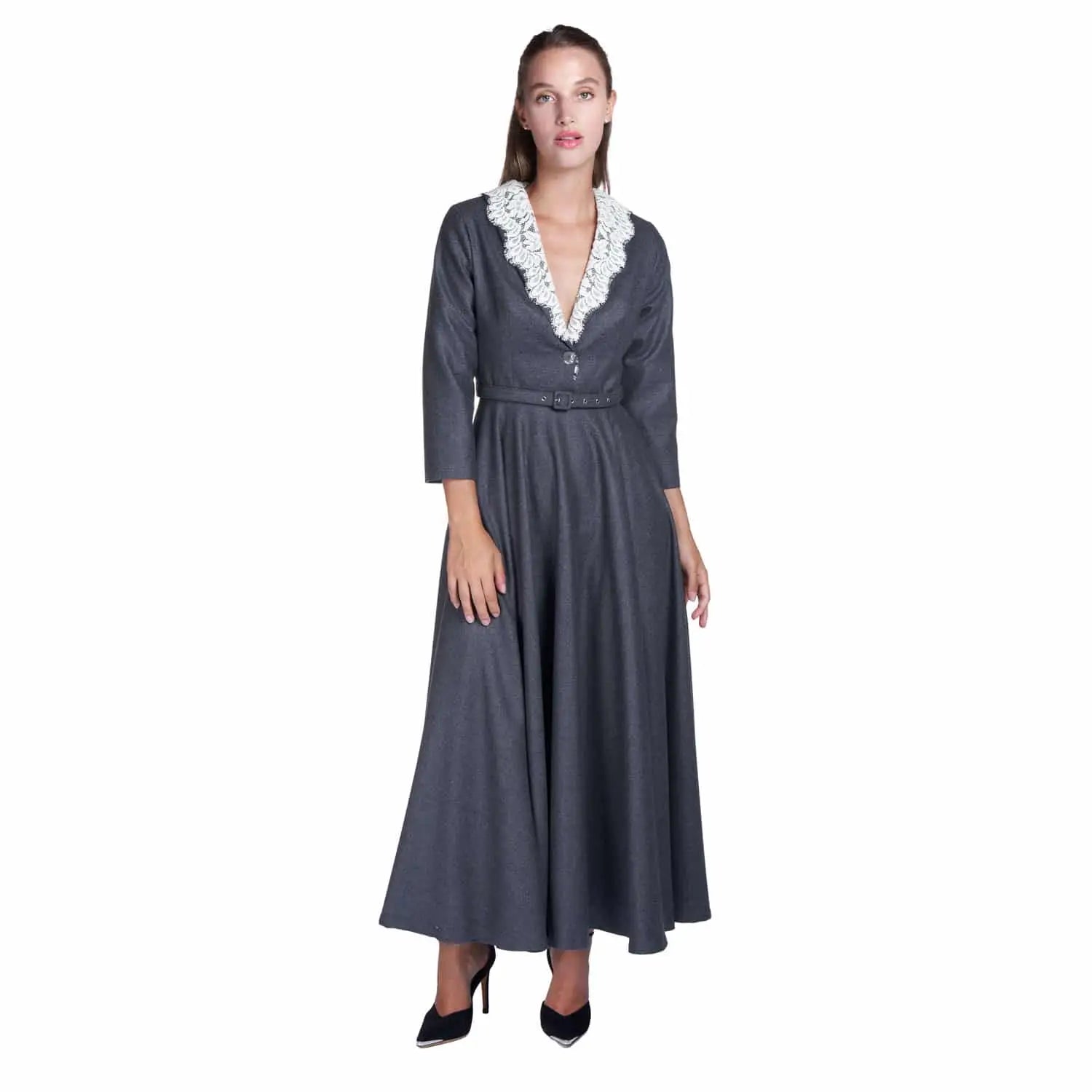 Formal wool suitdress - Dress