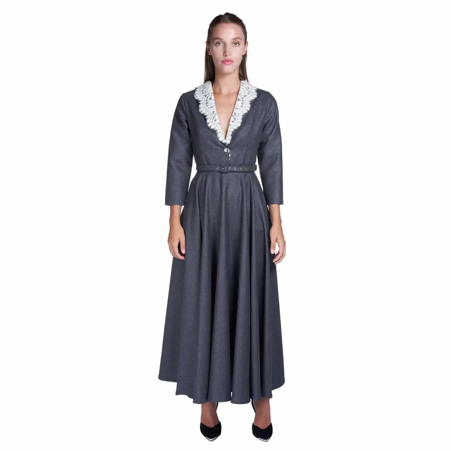 Formal wool suitdress - Dress