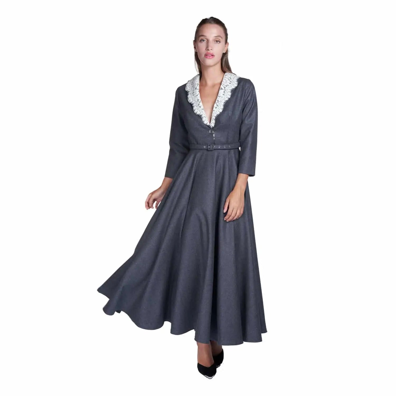 Formal wool suitdress - Dress