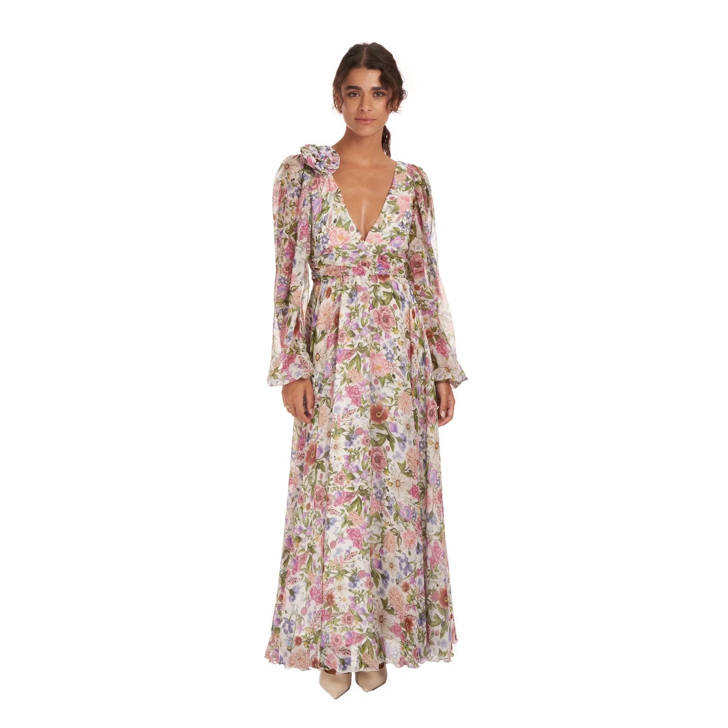 Garden Treasure Silk Gown - Dress