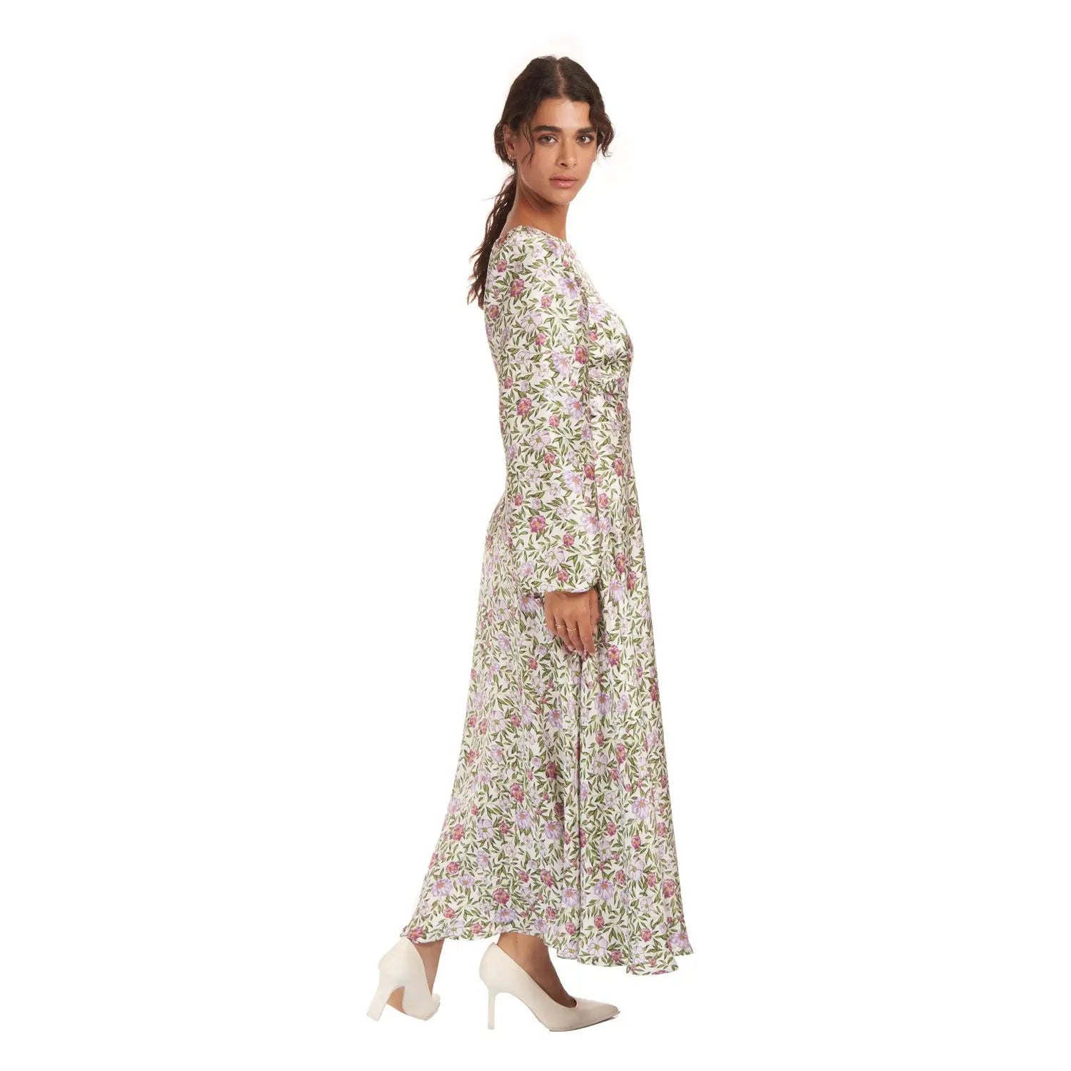 Graceful Peony Garden Dress - Dress