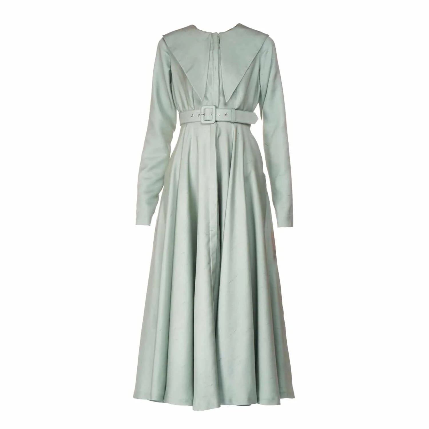 Long dress in shantung - Dress