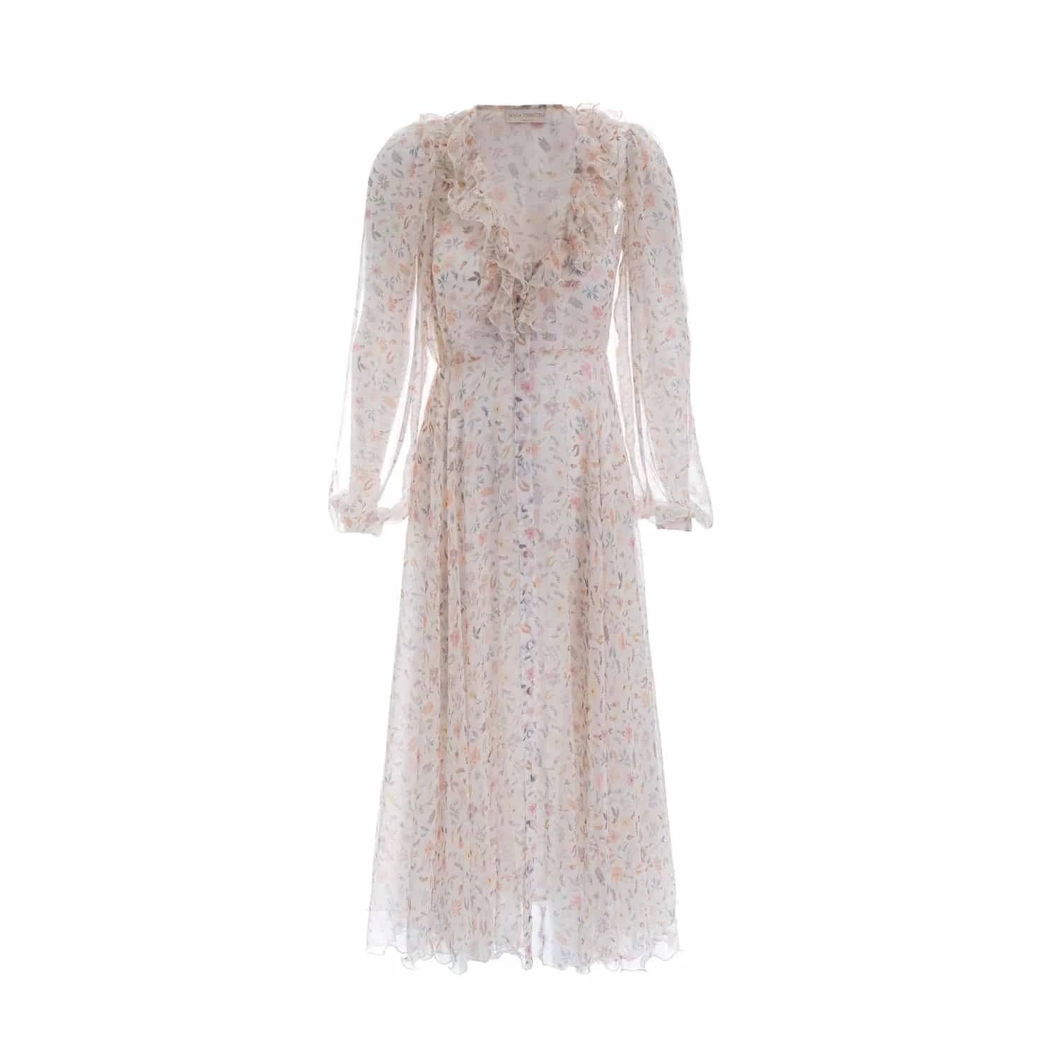 Long dress in ’white angel’ fabric - white - Dress