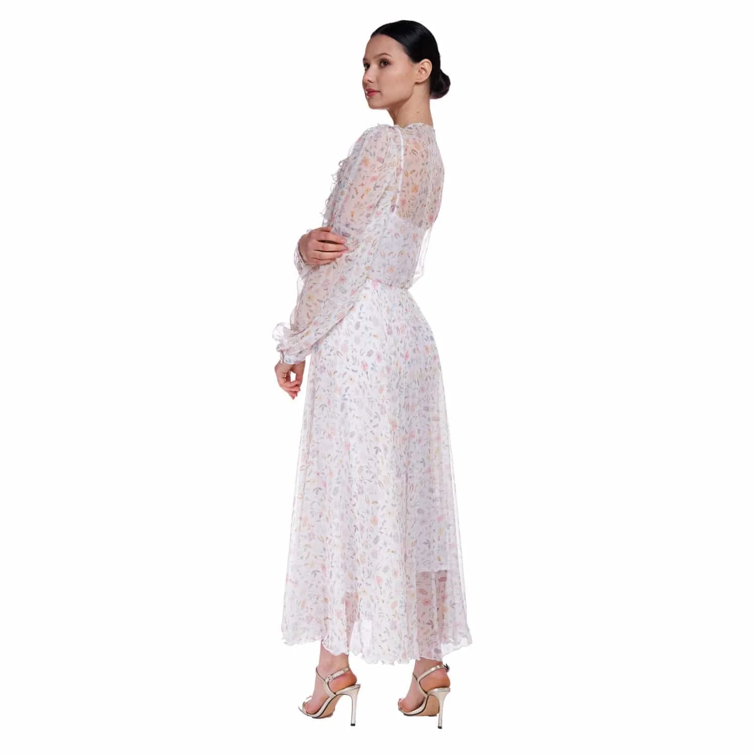 Long dress in ’white angel’ fabric - white - Dress