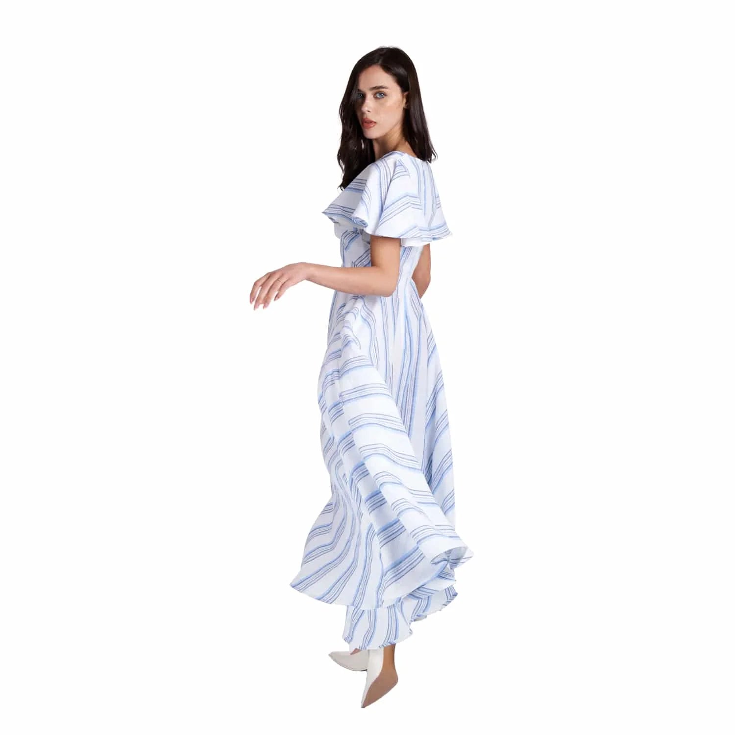 Long Linen Dress - Dress