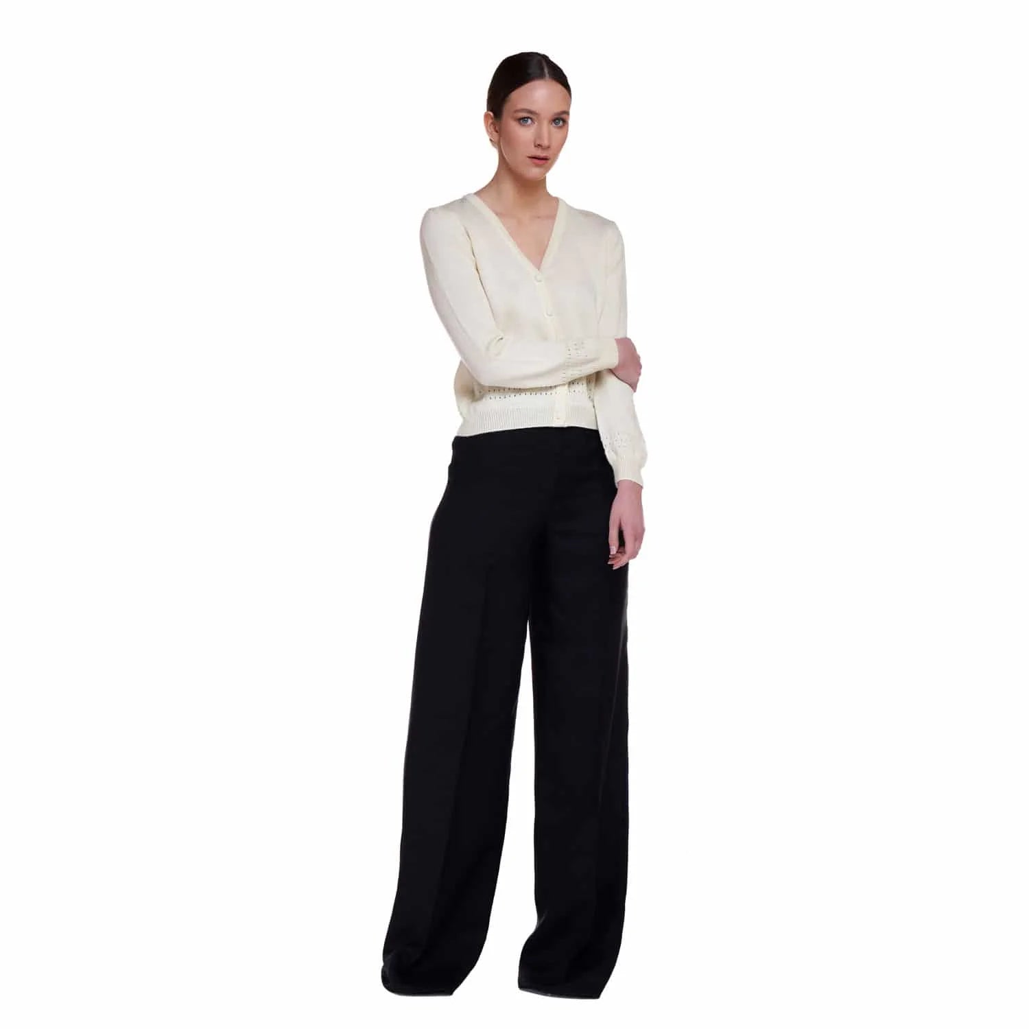 Merino wool knitted cardigan - Knitwear