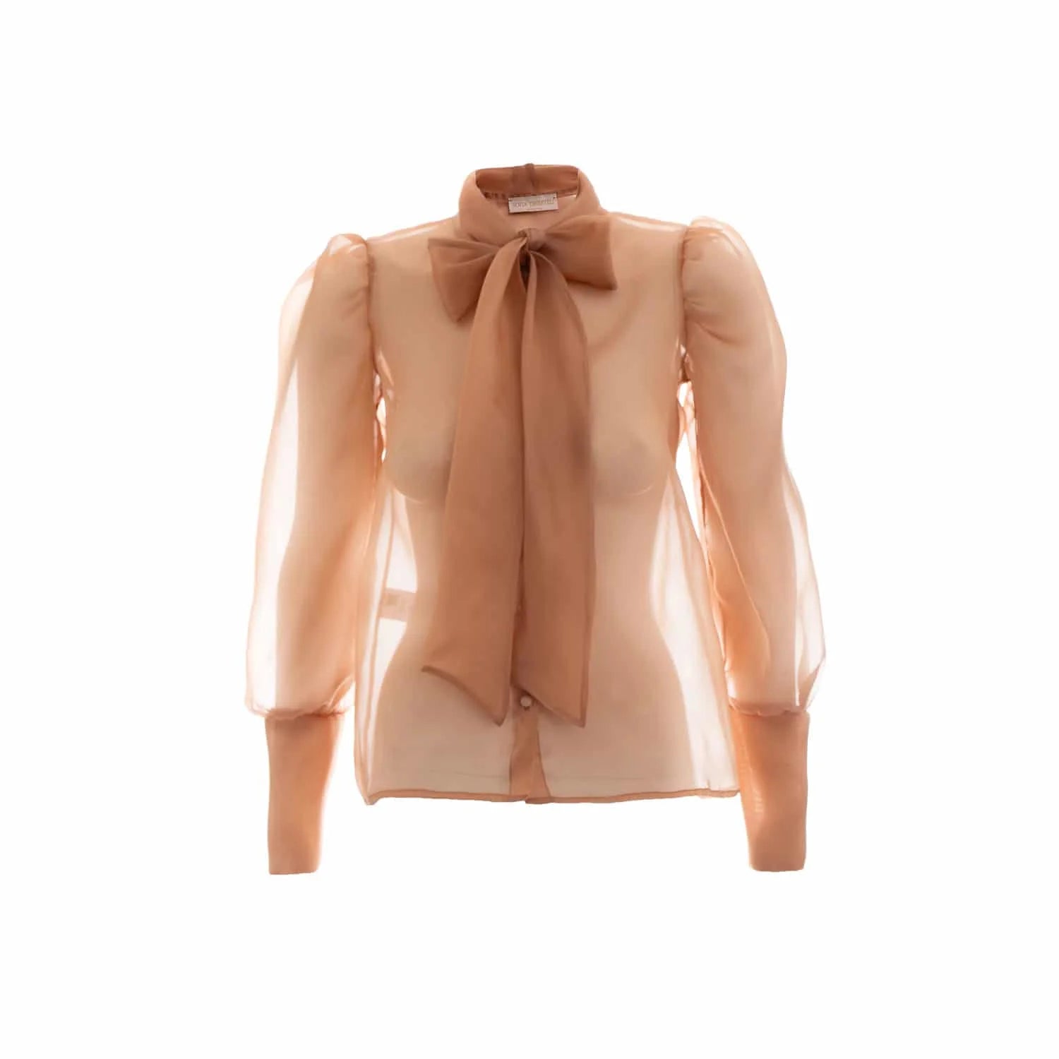 Organza nude blouse - Blouse