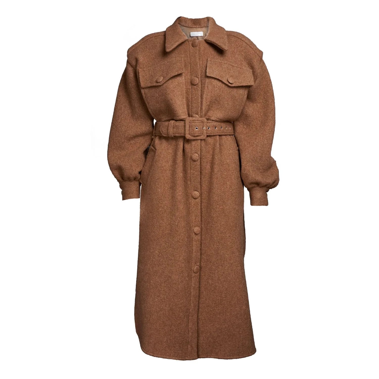 Oversize Coat In Virgin Wool - Coat