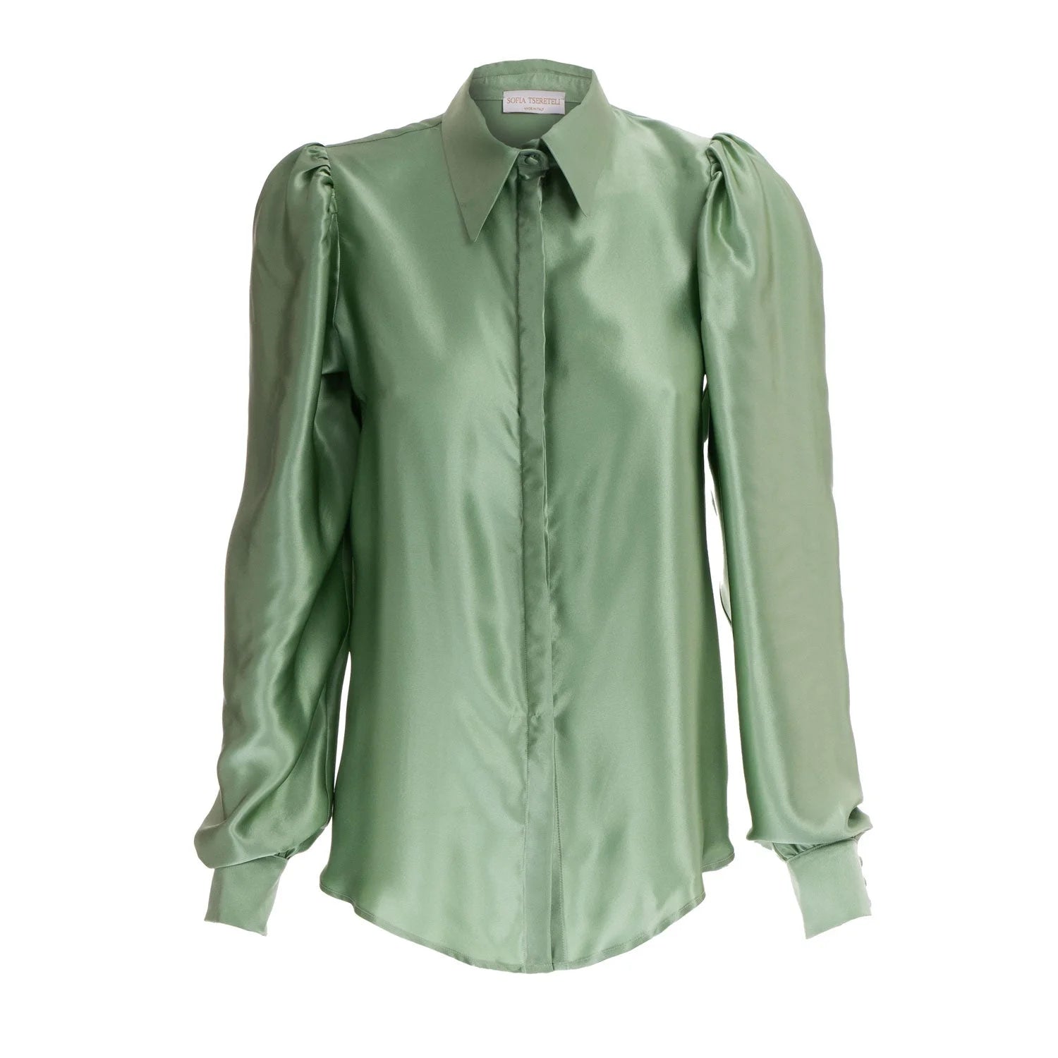 Satin Silk Blouse - Blouse
