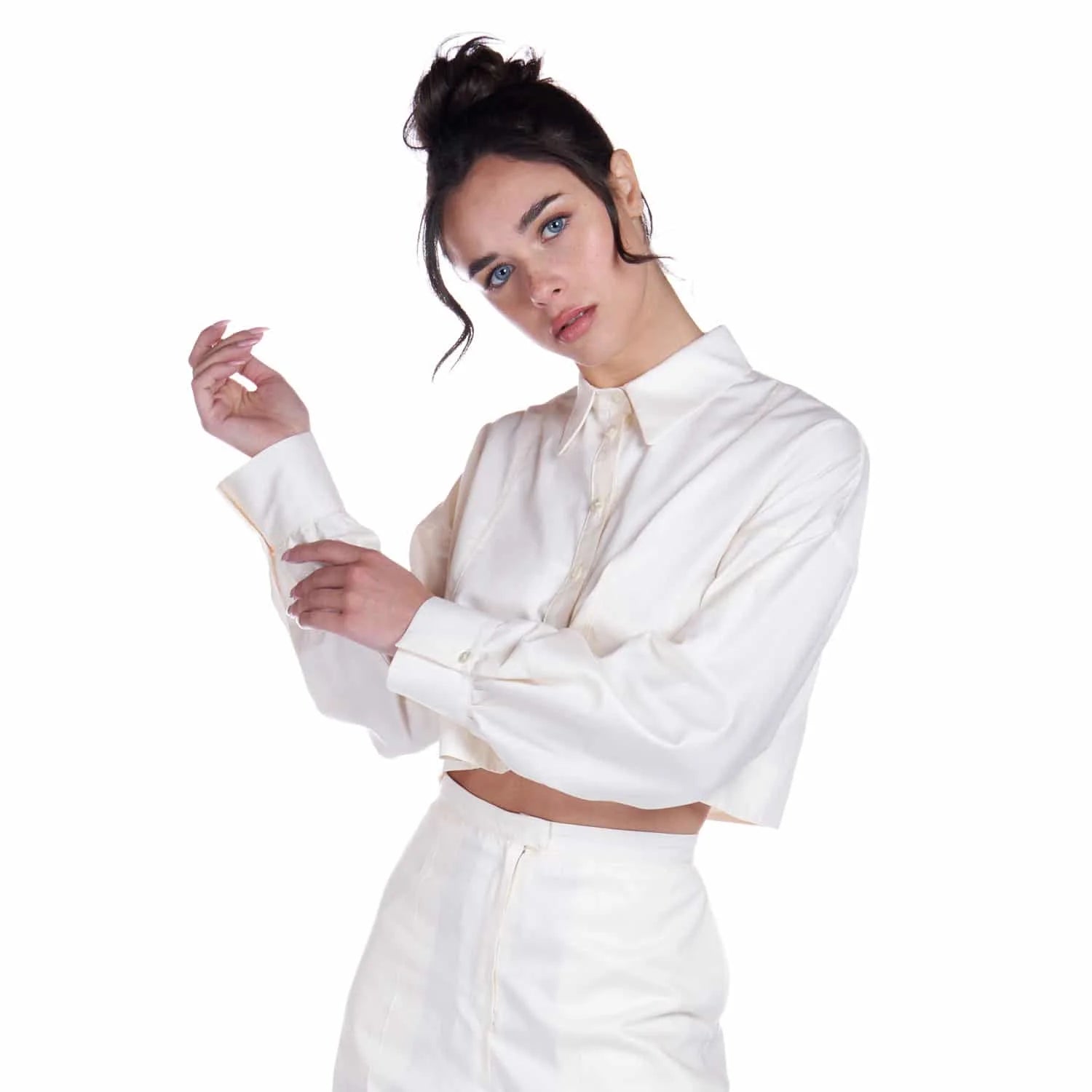 Short cotton shirt - Blouse