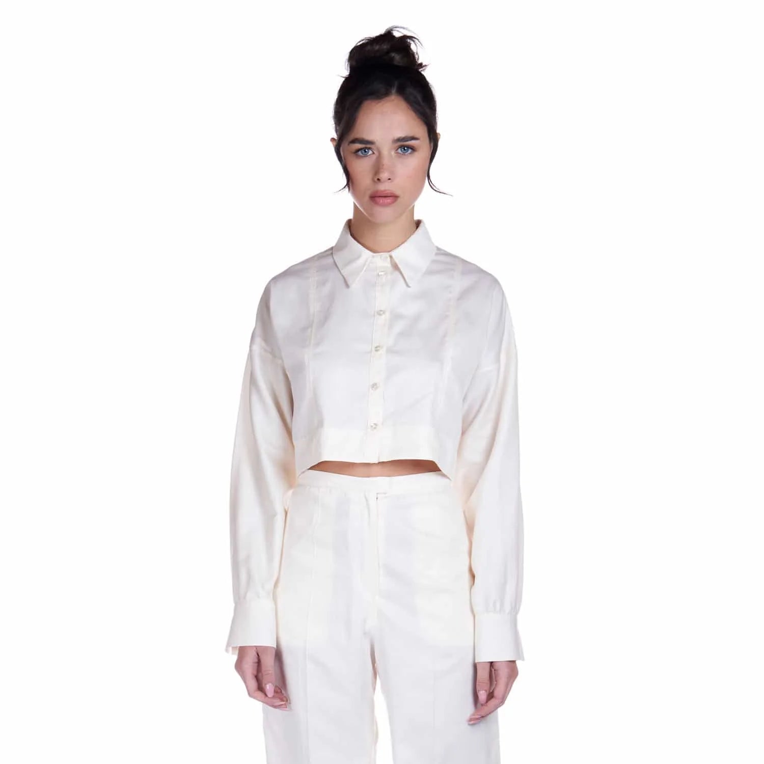 Short cotton shirt - Blouse