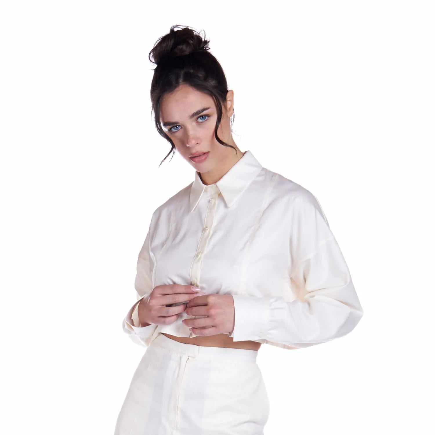 Short cotton shirt - Blouse