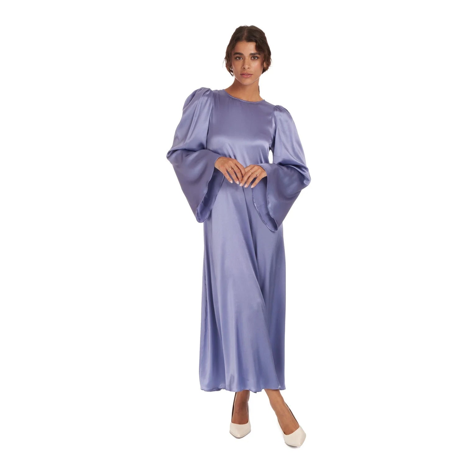 Silk Flare Dress - Dress