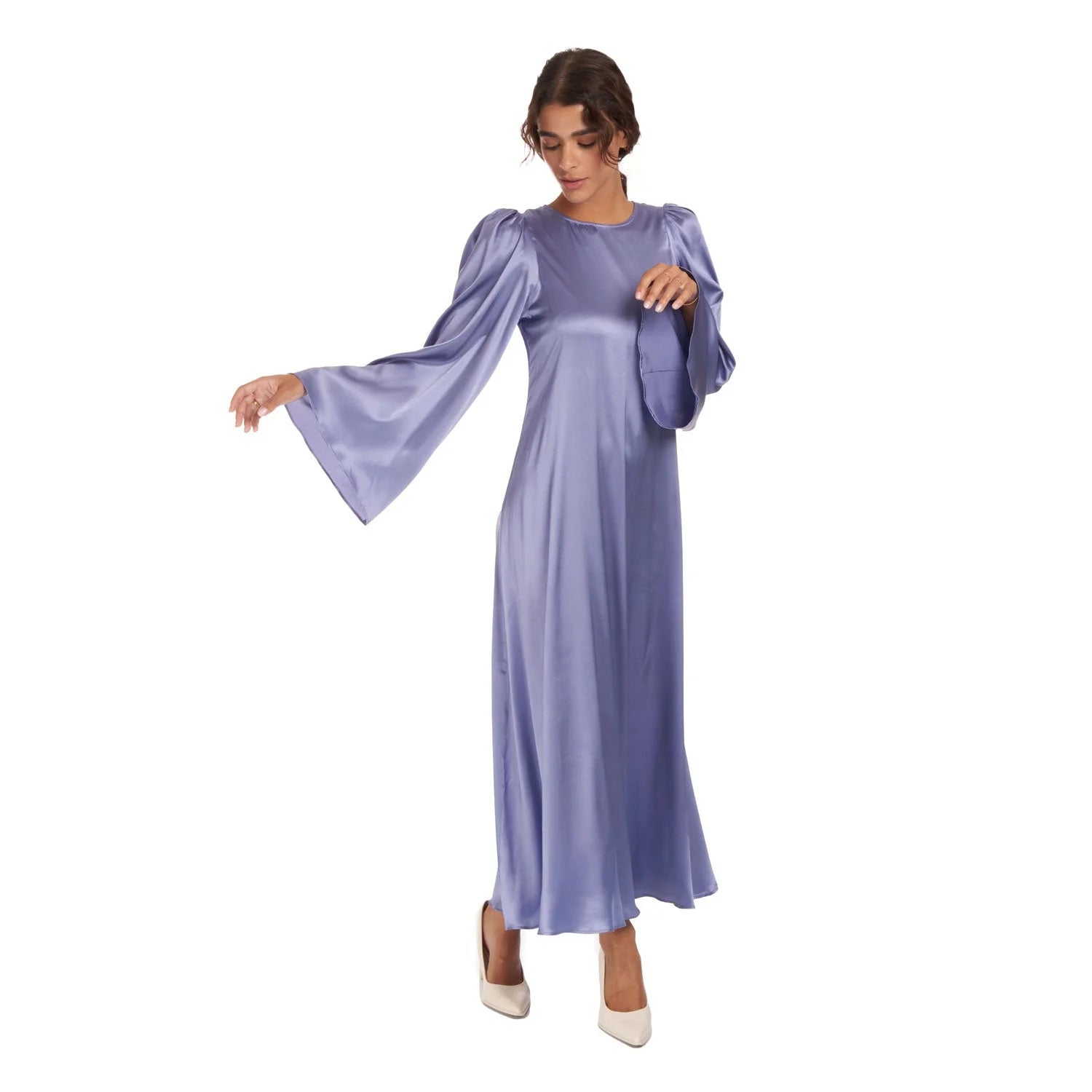 Silk Flare Dress - Dress