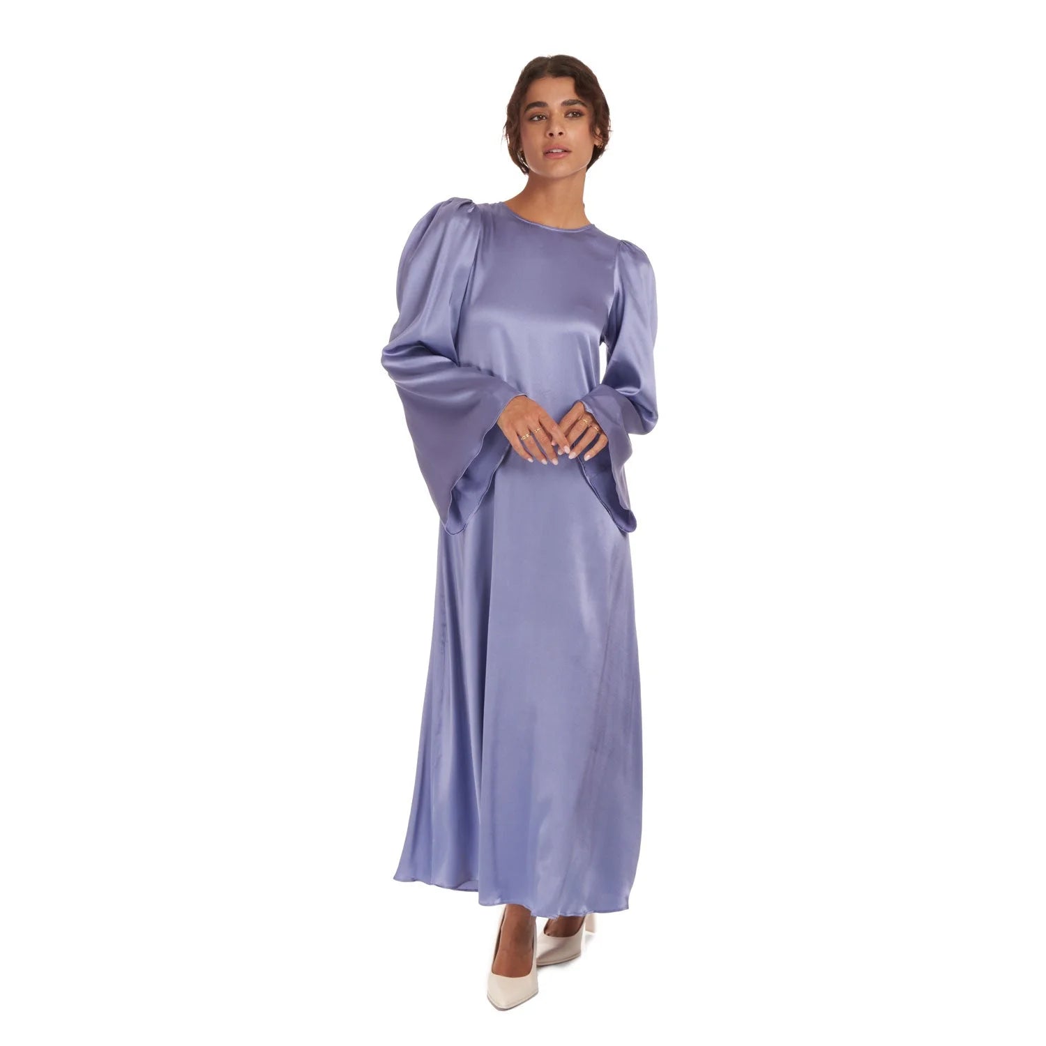 Silk Flare Dress - Dress