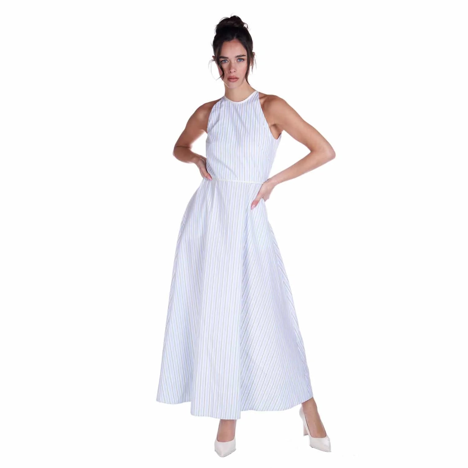 Striped cotton dress - Dress