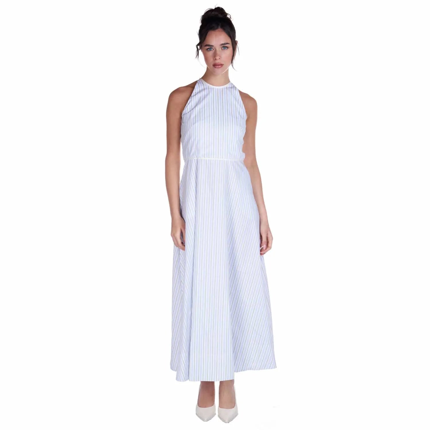 Striped cotton dress - Dress