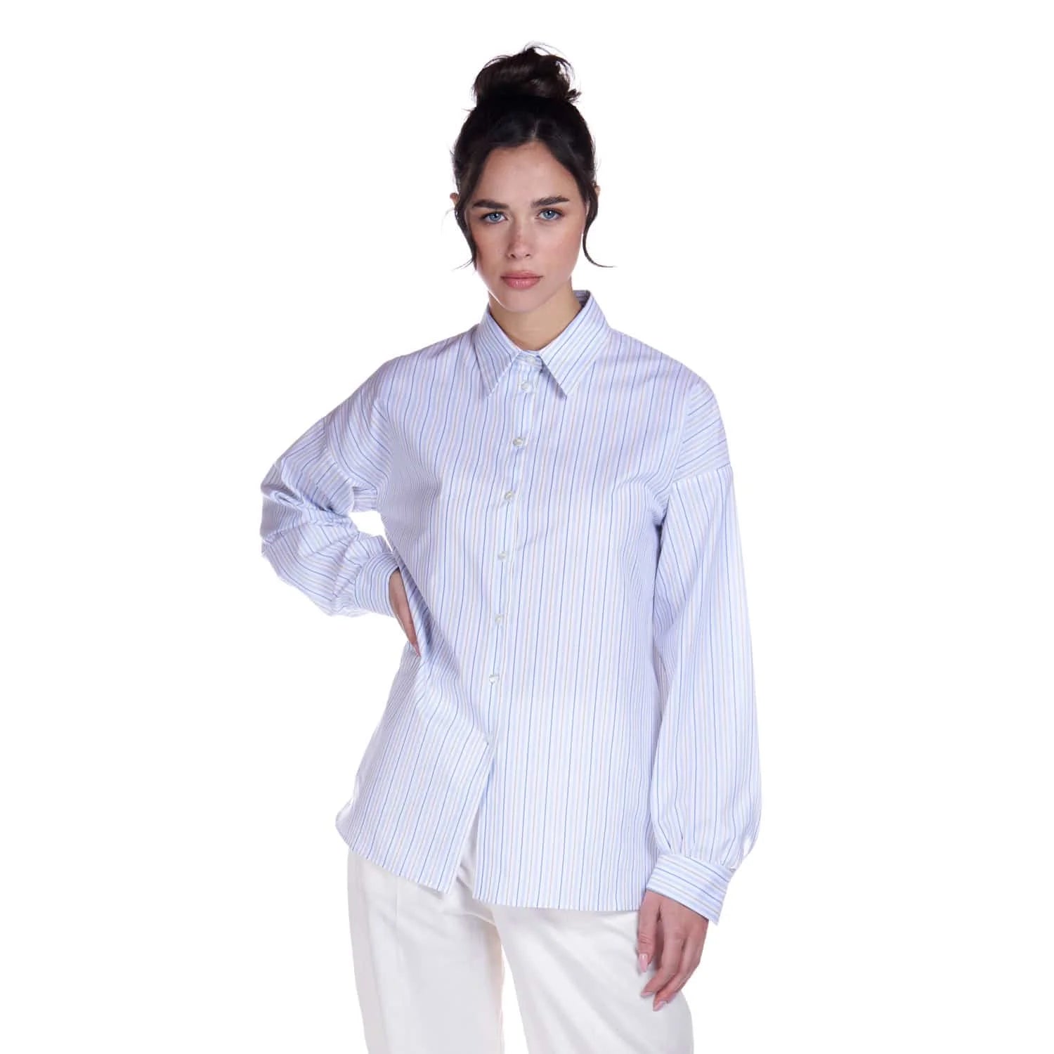 Striped cotton shirt - Blouse