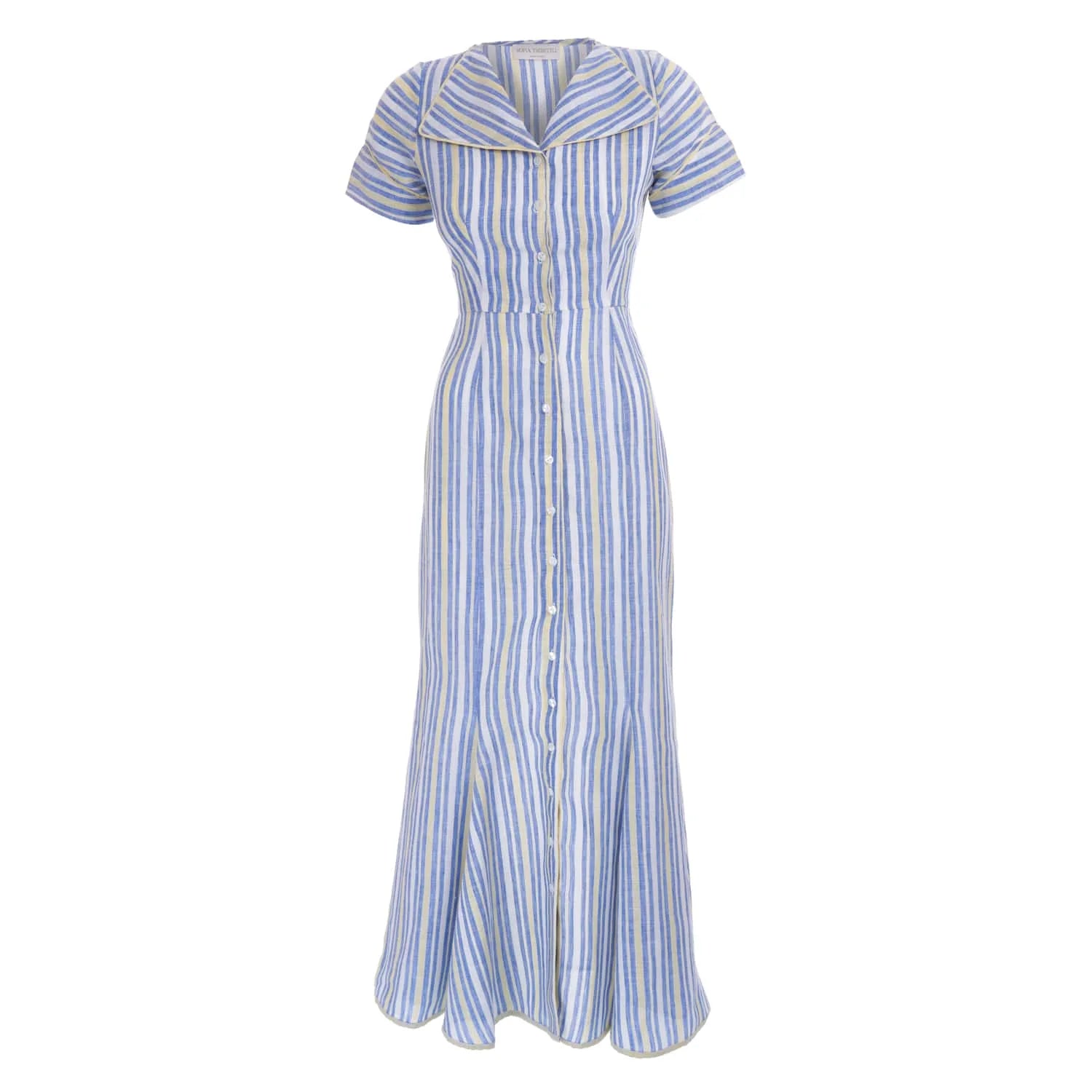 Striped linen dress - Dress