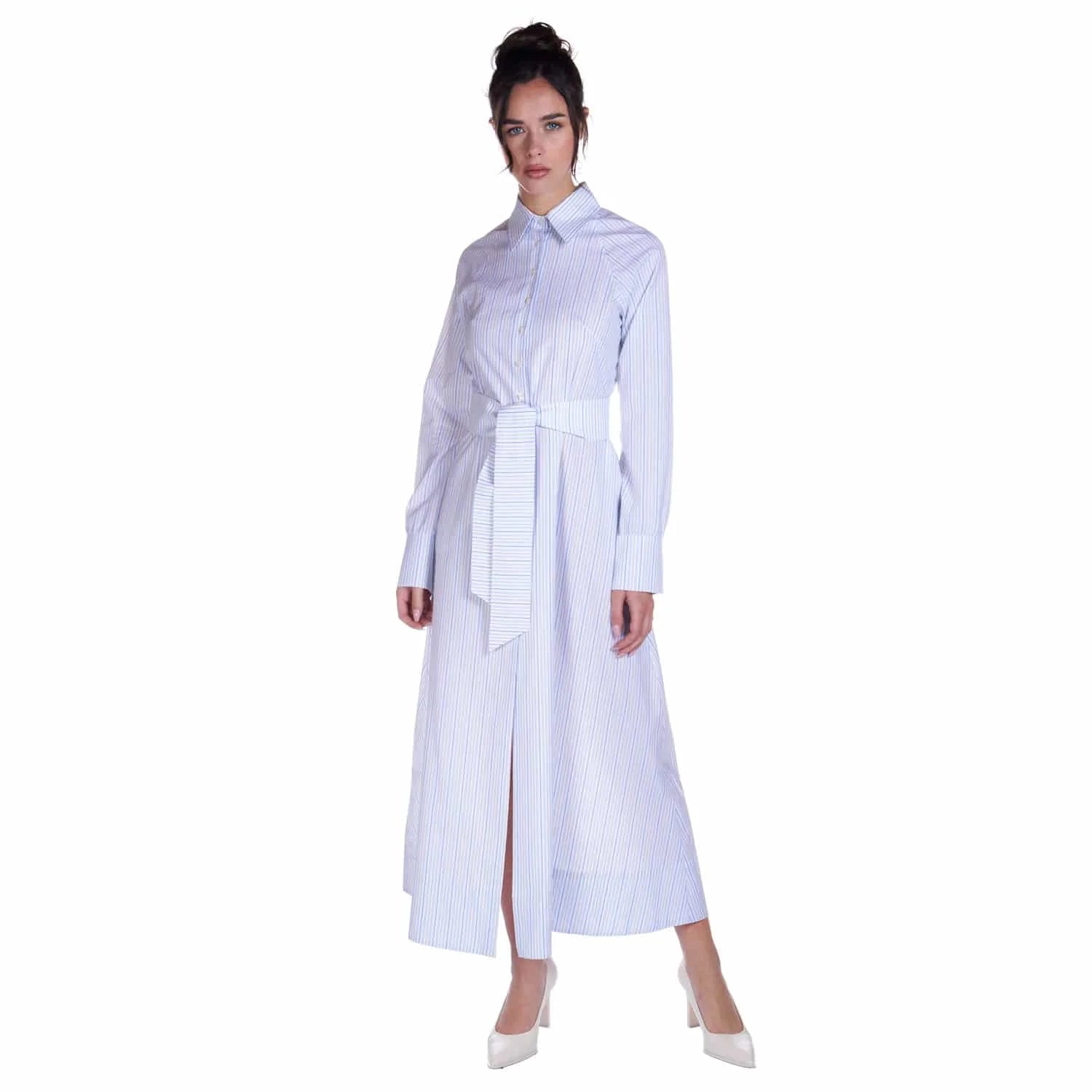 Striped shirt dress - Dress