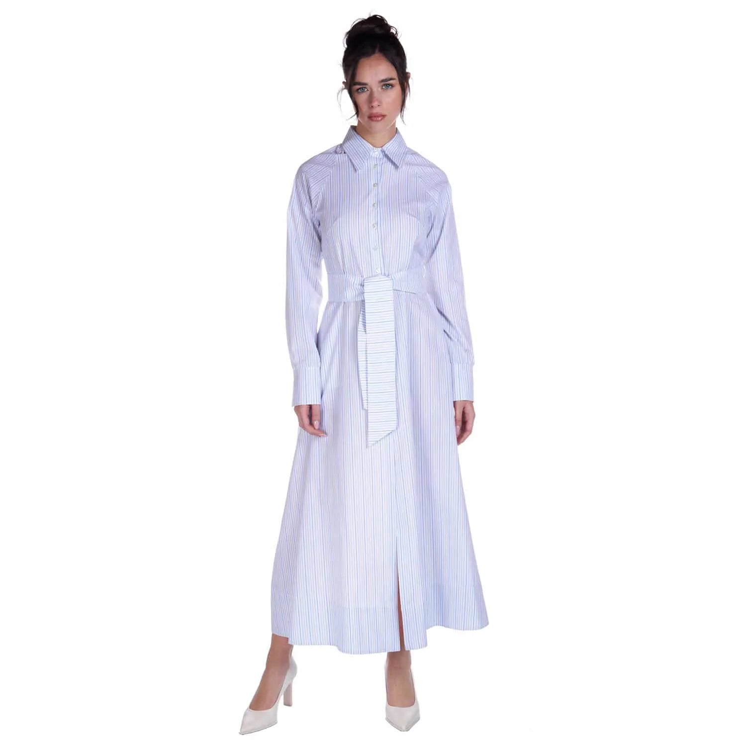 Striped shirt dress - Dress