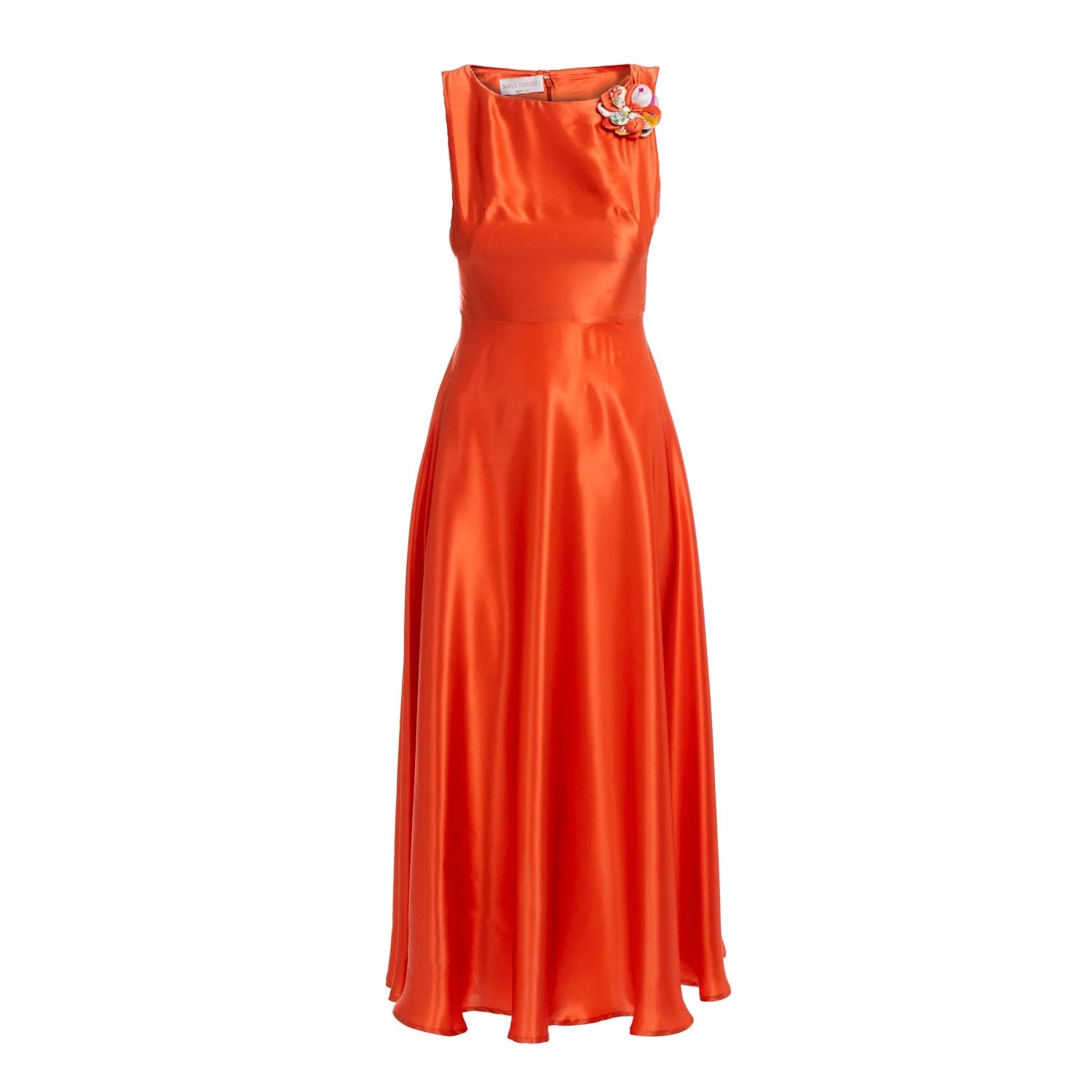 The Rarefied Gown with Scarf - Dress