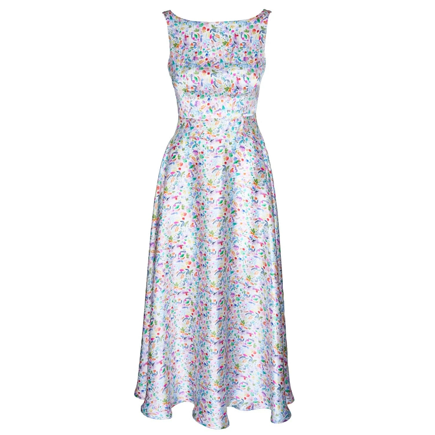 Watercolor Evening Gown - Dress