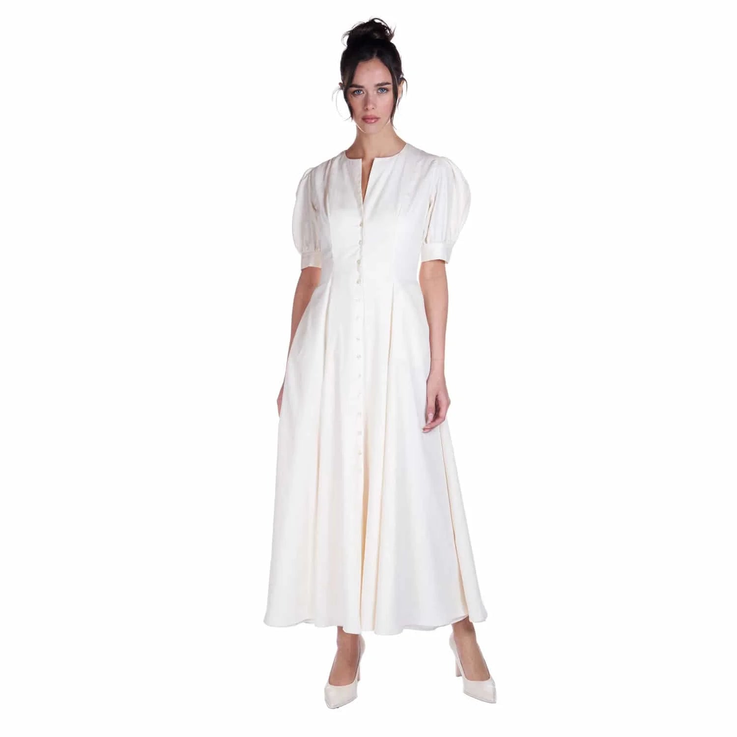White cotton dress - Dress