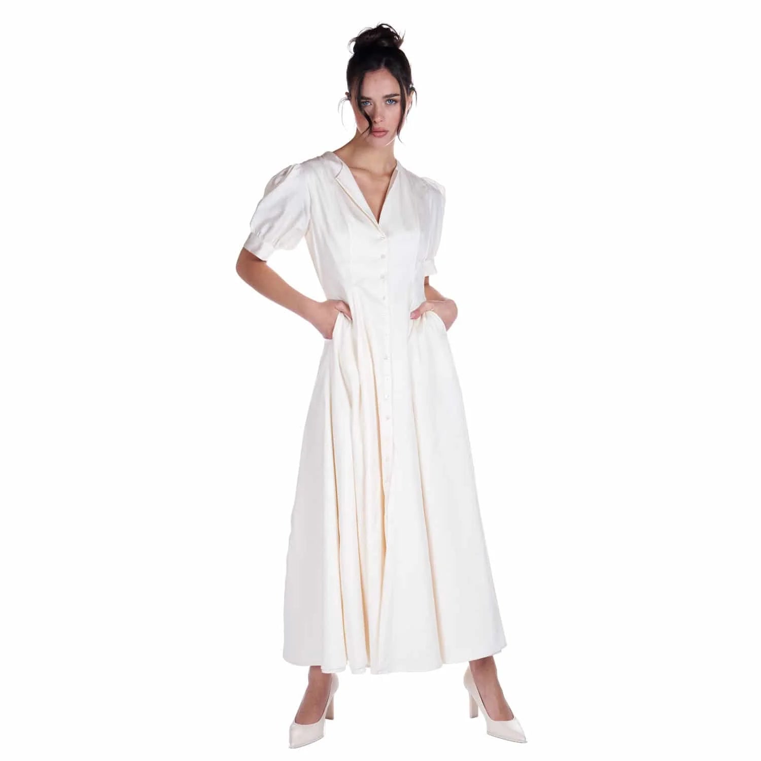 White cotton dress - Dress