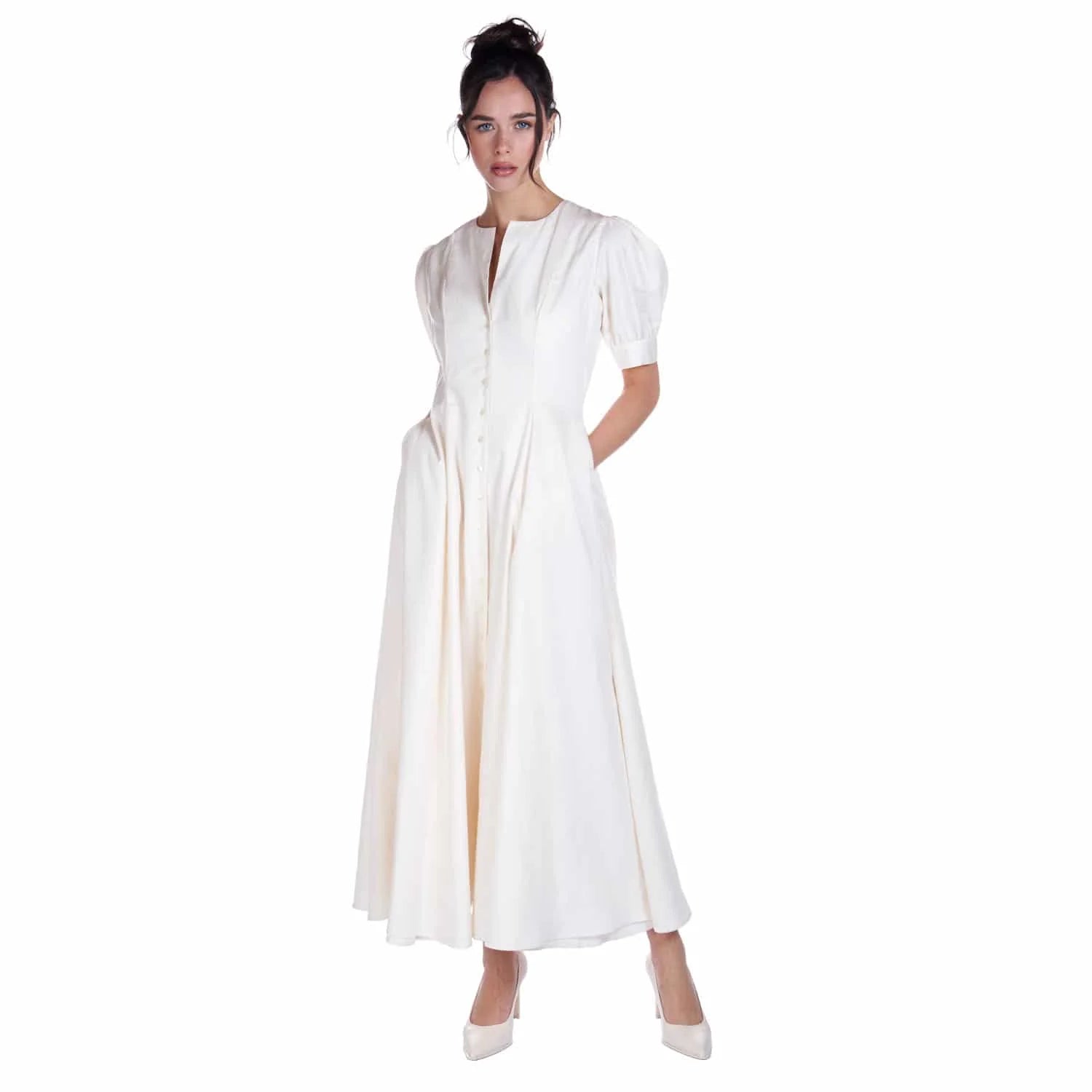 White cotton dress - Dress