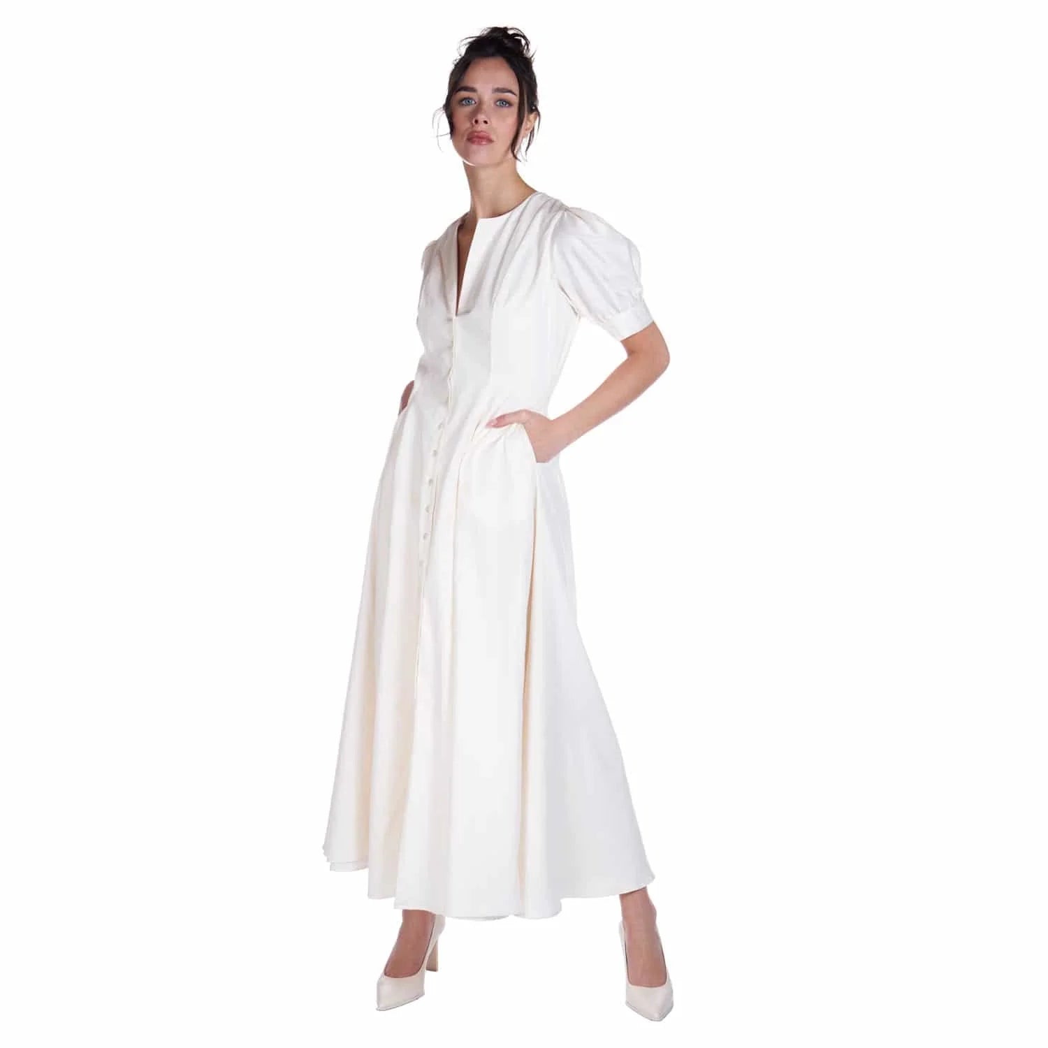 White cotton dress - Dress