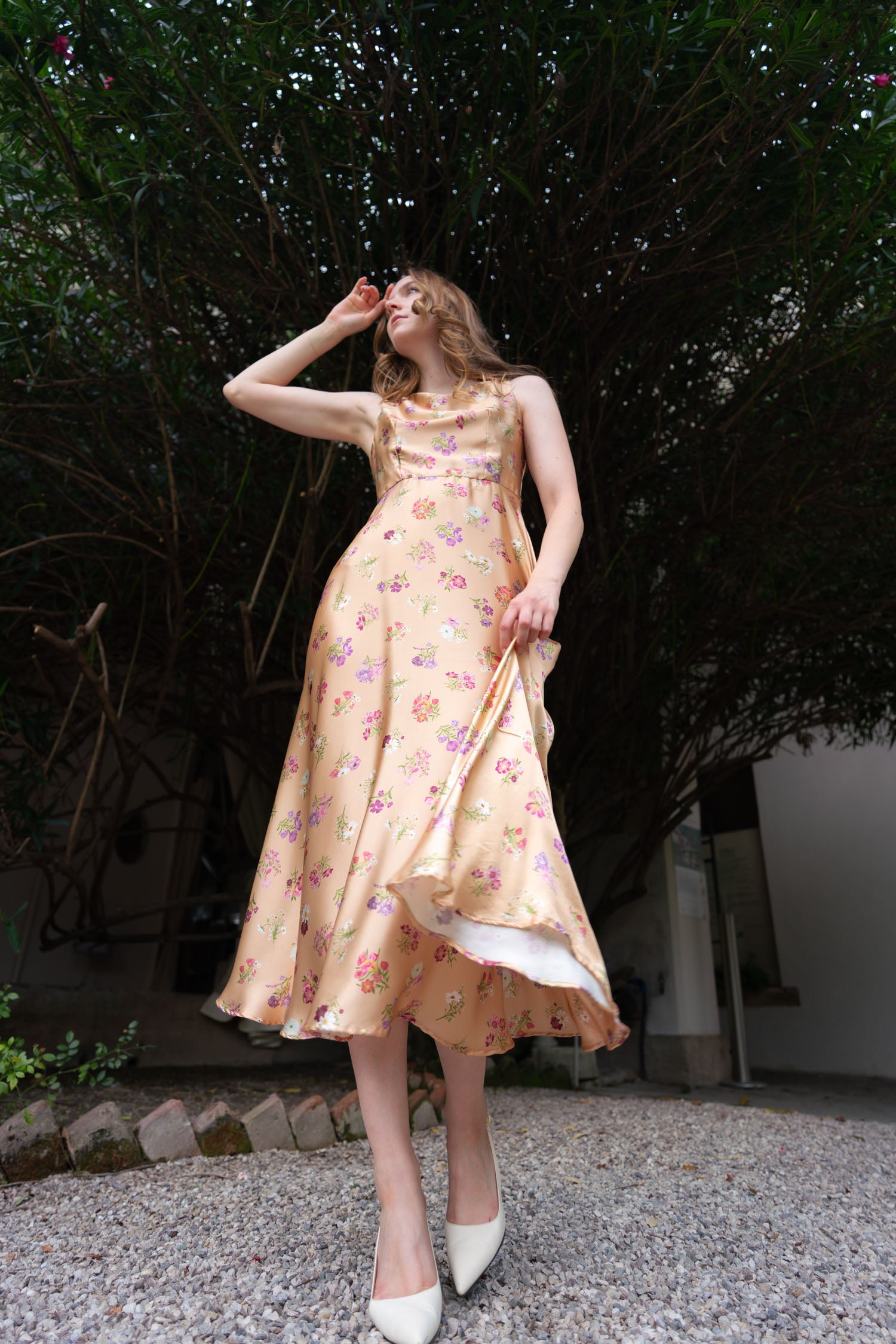 Royal Sunset silk gown - Sofia Tsereteli